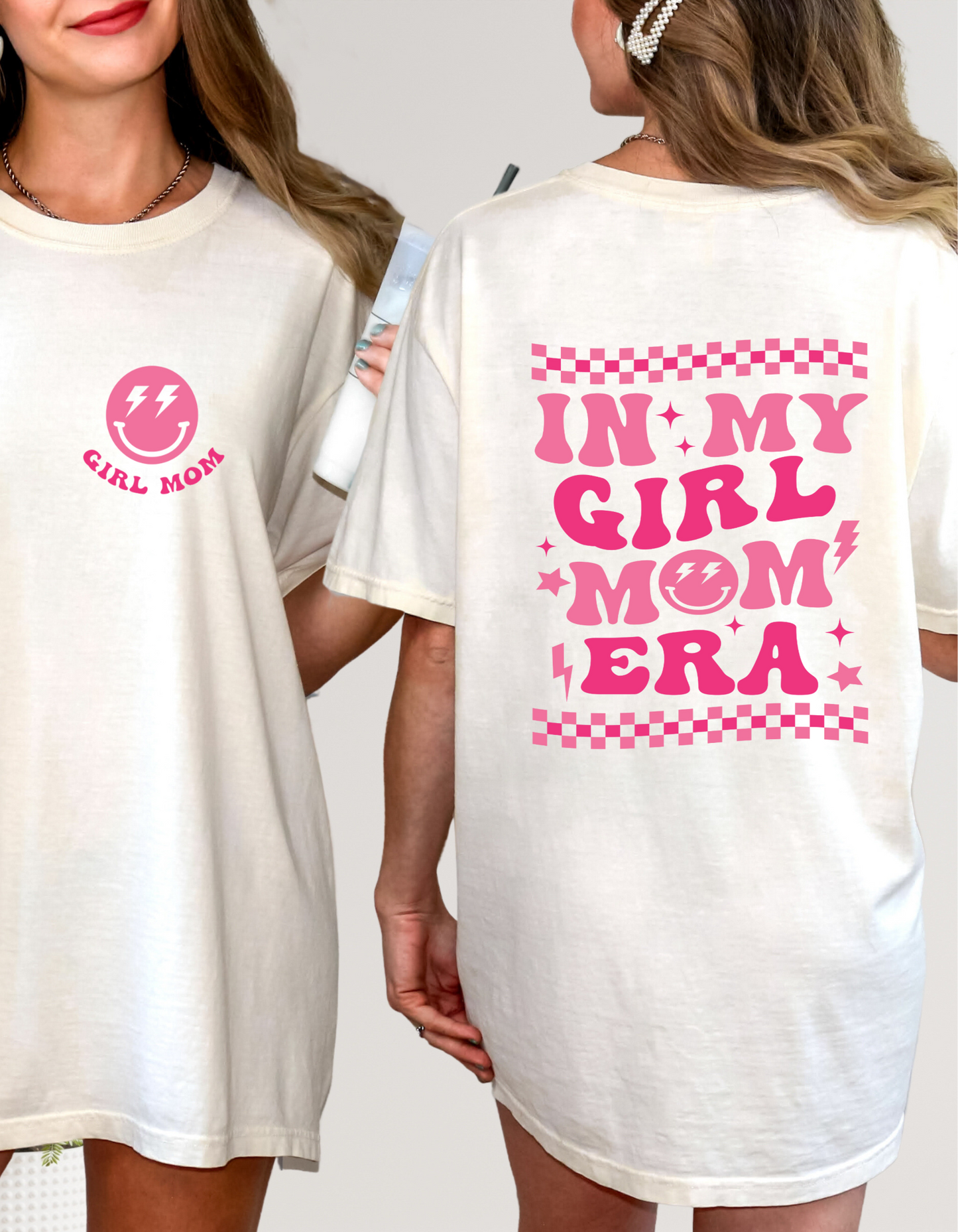 Comfort Colors 'In My Girl Mom Era' Tee – Mom Life Graphic T-Shirt