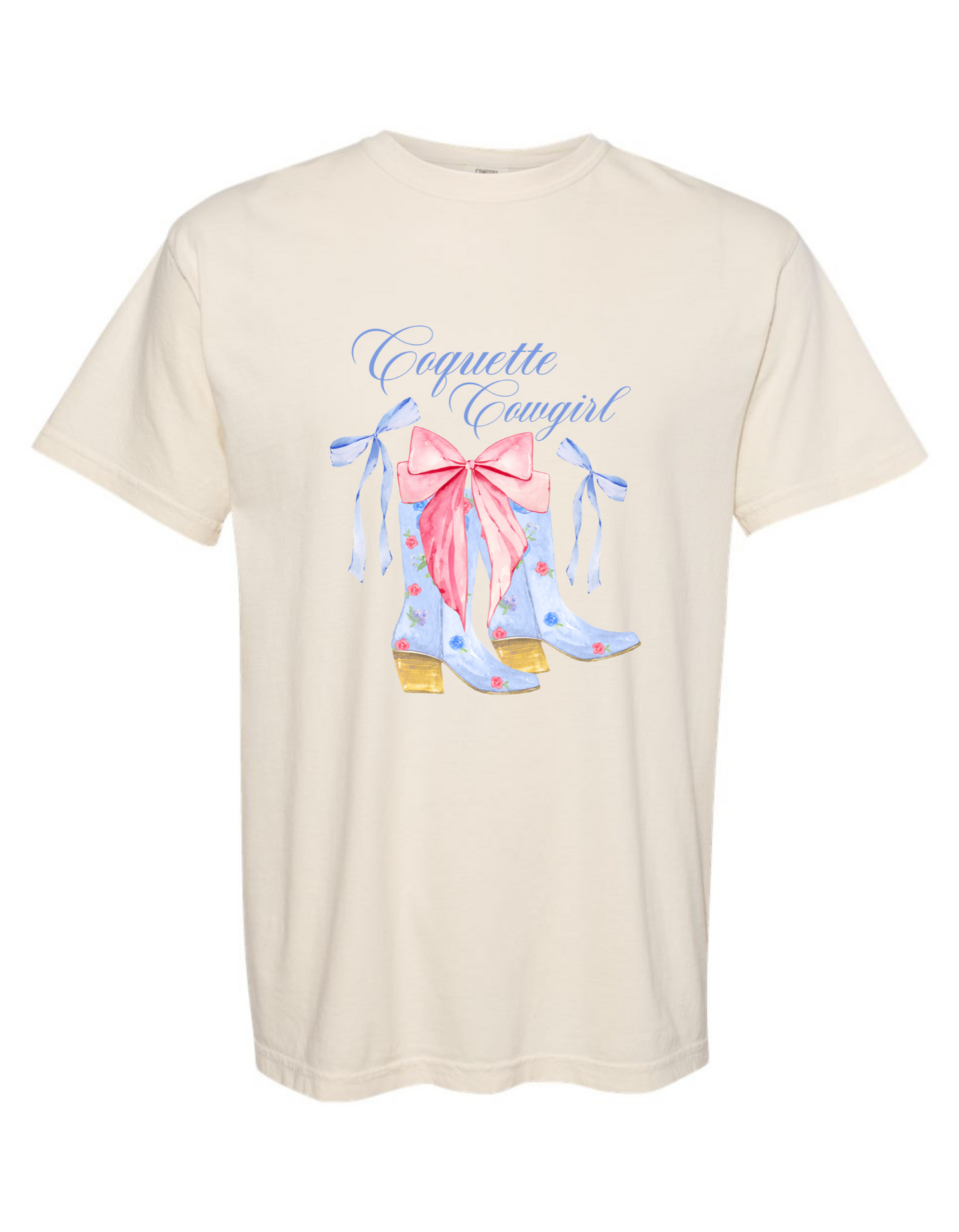 Coquette Cowgirl Graphic T-Shirt – Country Chic, Comfort Colors Tee