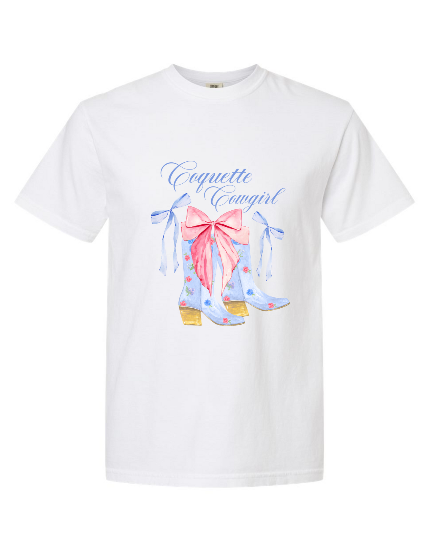 Coquette Cowgirl Graphic T-Shirt – Country Chic, Comfort Colors Tee
