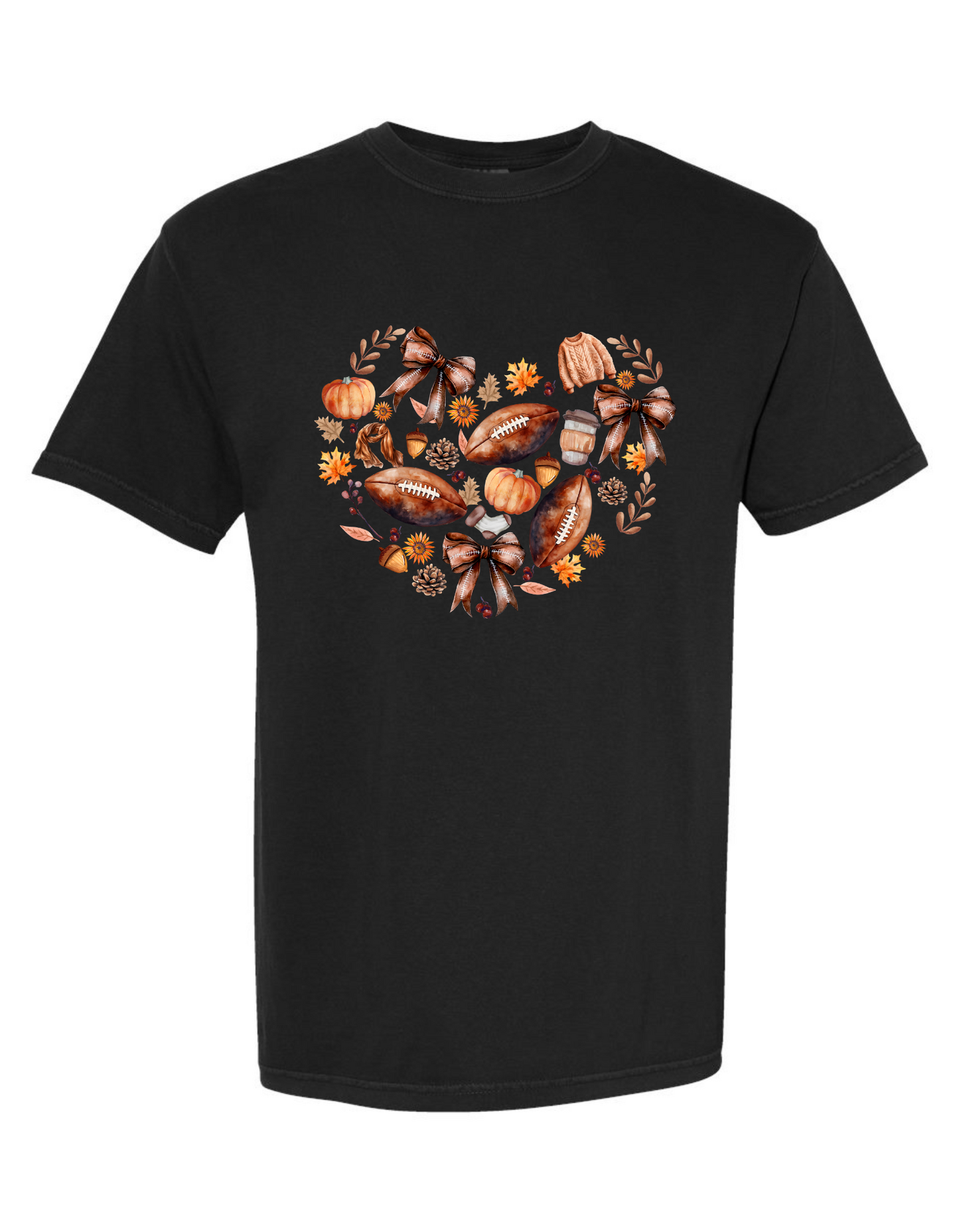 Comfort Colors "Vibes of Autumn" Graphic T-Shirt – Cozy Fall Aesthetic Tee
