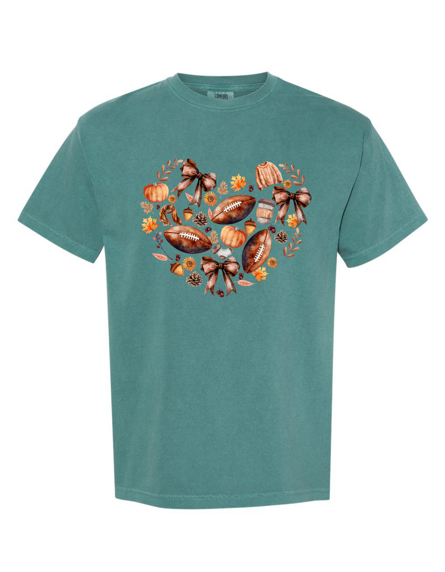 Comfort Colors "Vibes of Autumn" Graphic T-Shirt – Cozy Fall Aesthetic Tee