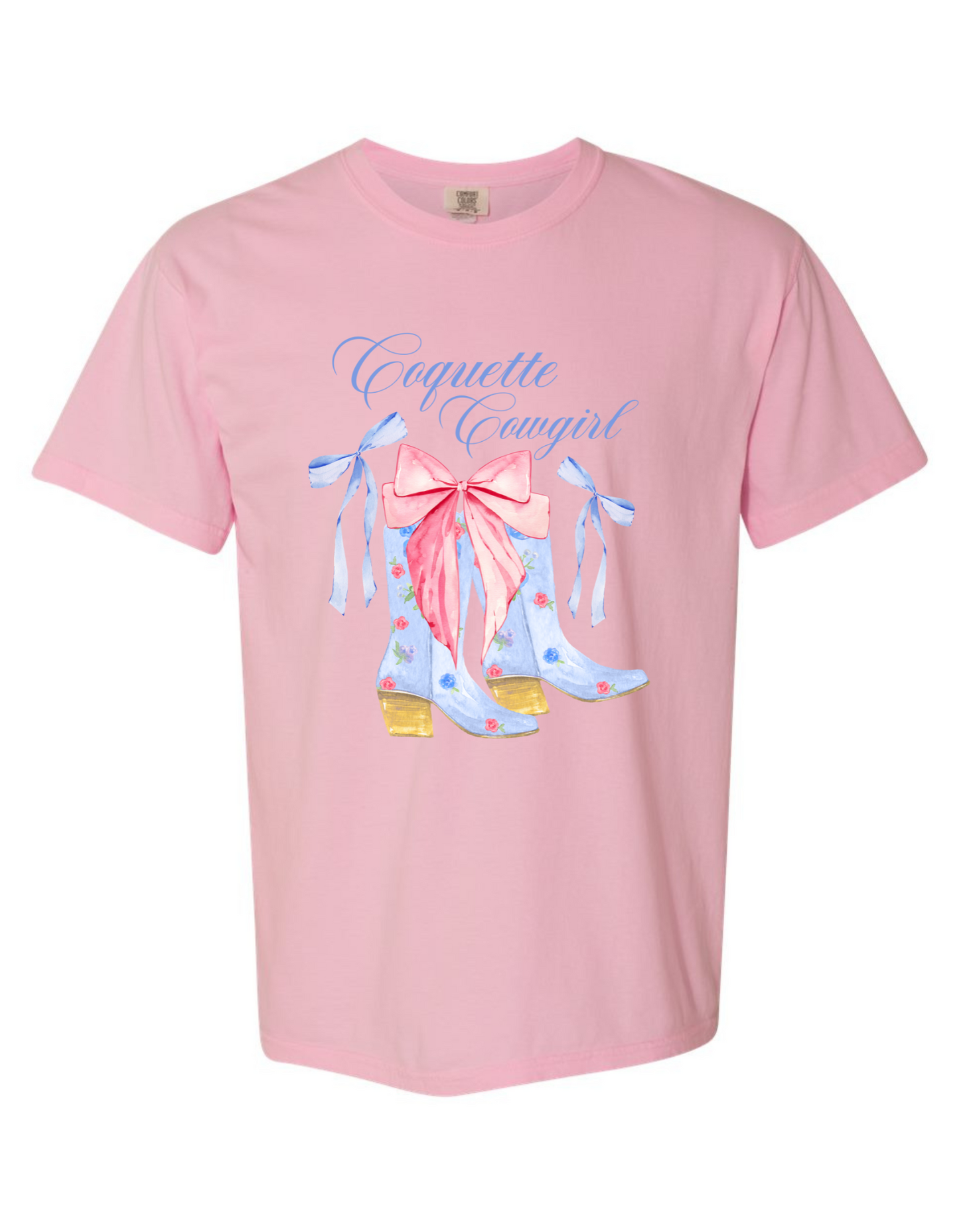 Coquette Cowgirl Graphic T-Shirt – Country Chic, Comfort Colors Tee