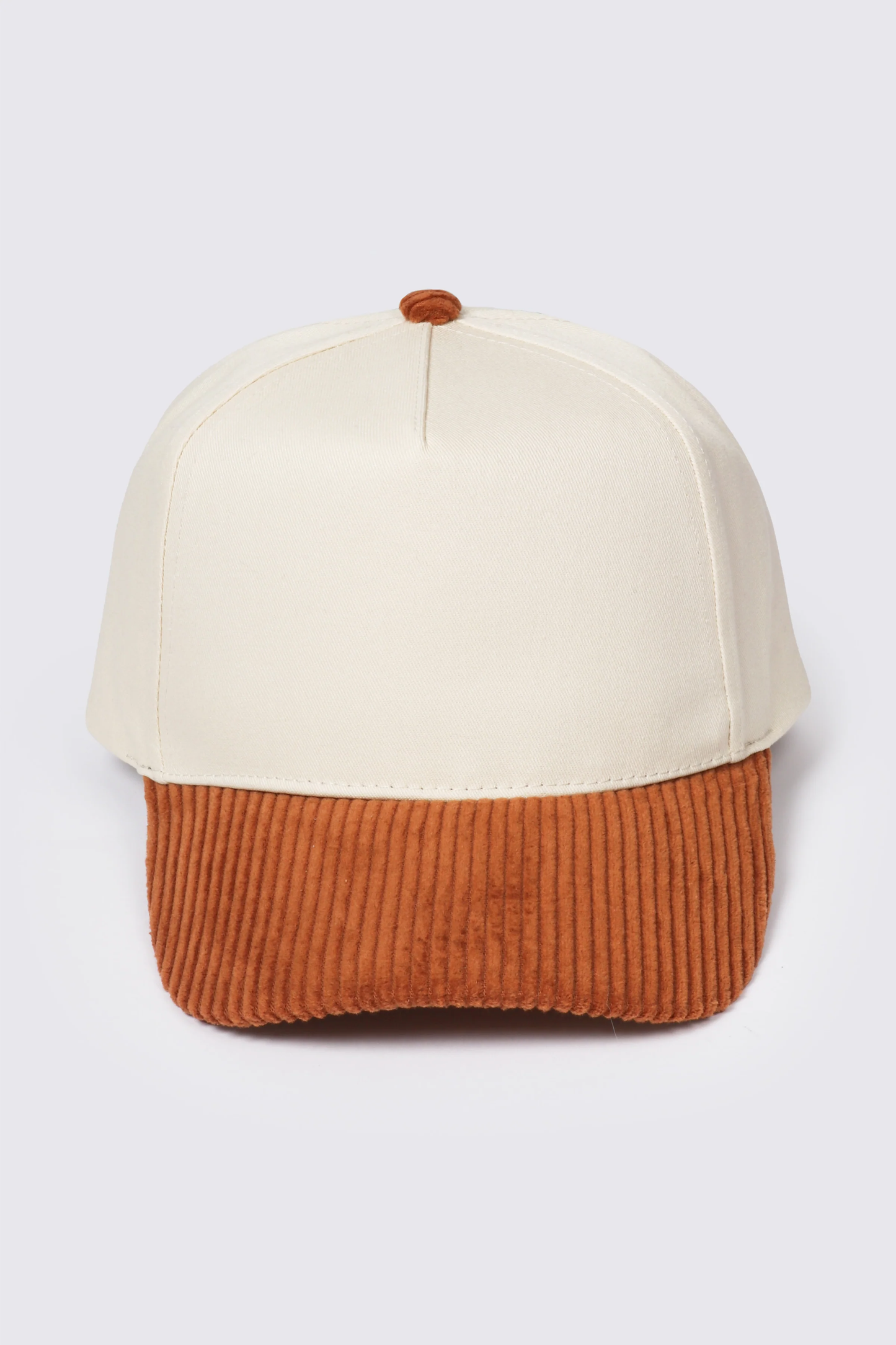 Just a Girl Who Loves Fall Hat – Embroidered Corduroy Brim Trucker Cap for Women, Autumn Graphic Statement Hat