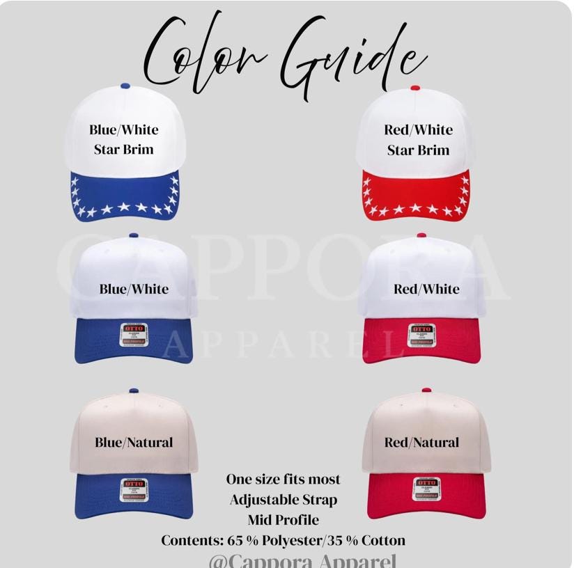USA Embroidered Hat | Patriotic Trucker Hat, America Baseball Cap, Fourth of July Hat, Red White Blue Hat, USA Snapback
