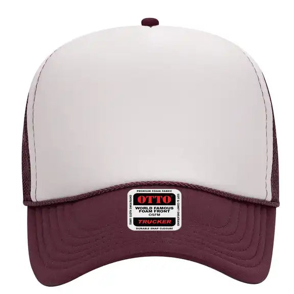 It’s Lake Time Embroidered Snapback Hat – Otto Foam Trucker Cap for Summer, Lake Days & Boat Life