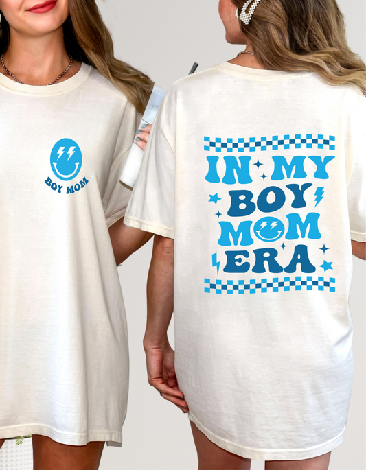 Comfort Colors® 'In My Boy Mom Era' T-Shirt | Boy Mom Life Shirt | Mom Life Graphic Tee | Mom of Boys Shirt