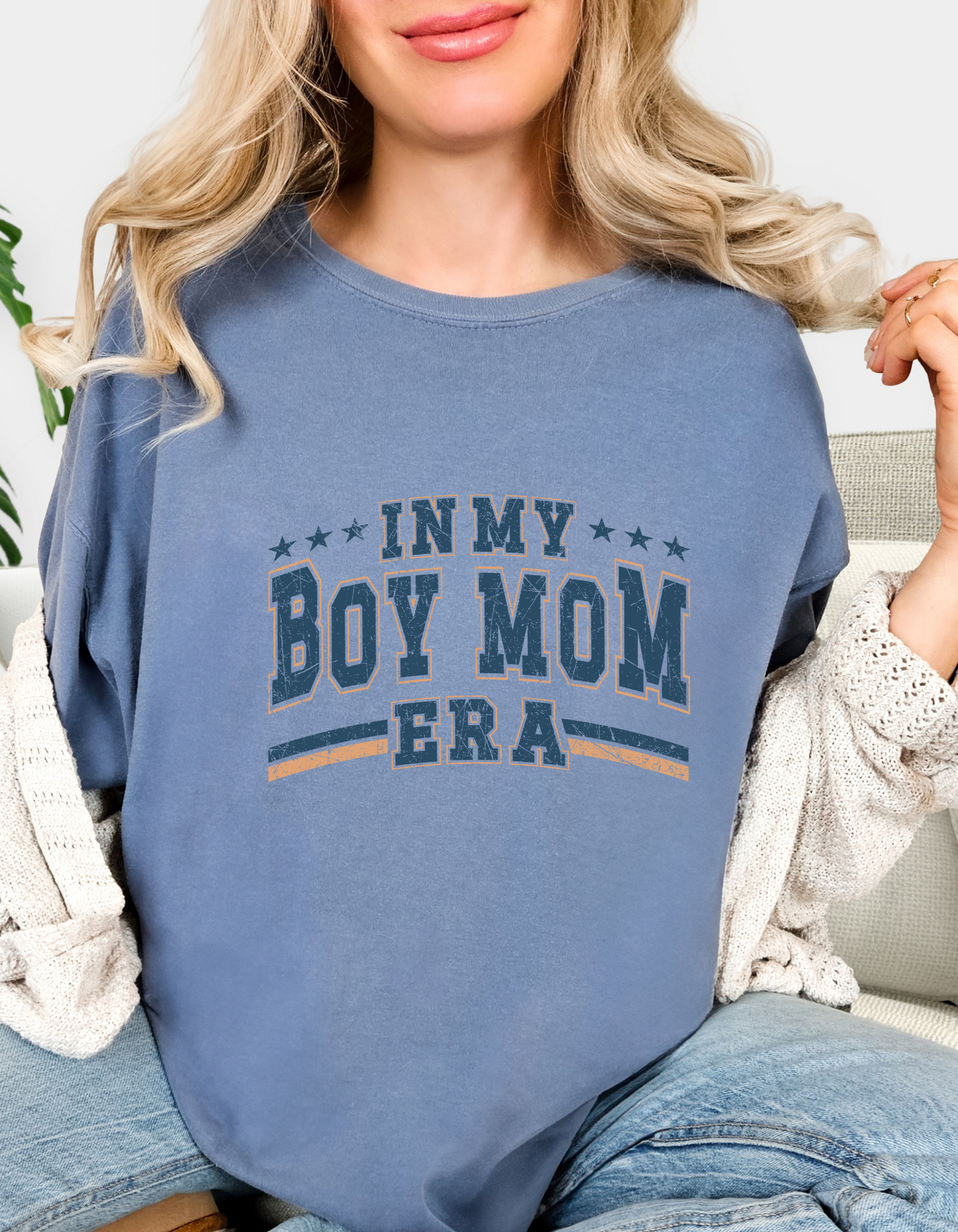 Comfort Colors® 'In My Boy Mom Era' T-Shirt | Boy Mom Vibes Tee | Gift for Boy Mom | Mom Life T-Shirt