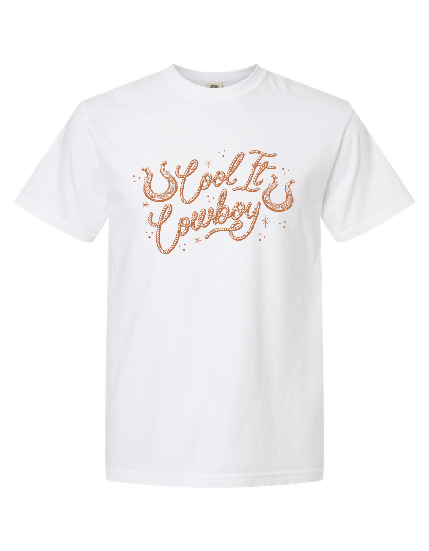 Comfort Colors® 'Cool It Cowboy' T-Shirt | Rodeo Vibes T-Shirt | Cowgirl Chic T-Shirt | Trendy Cowboy T-Shirt