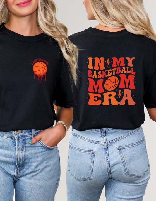 Comfort Colors® 'In My Basketball Mom Era' T-Shirt | Mom Life Basketball Tee | Basketball Mom Apparel | Gift for Basketball Mom