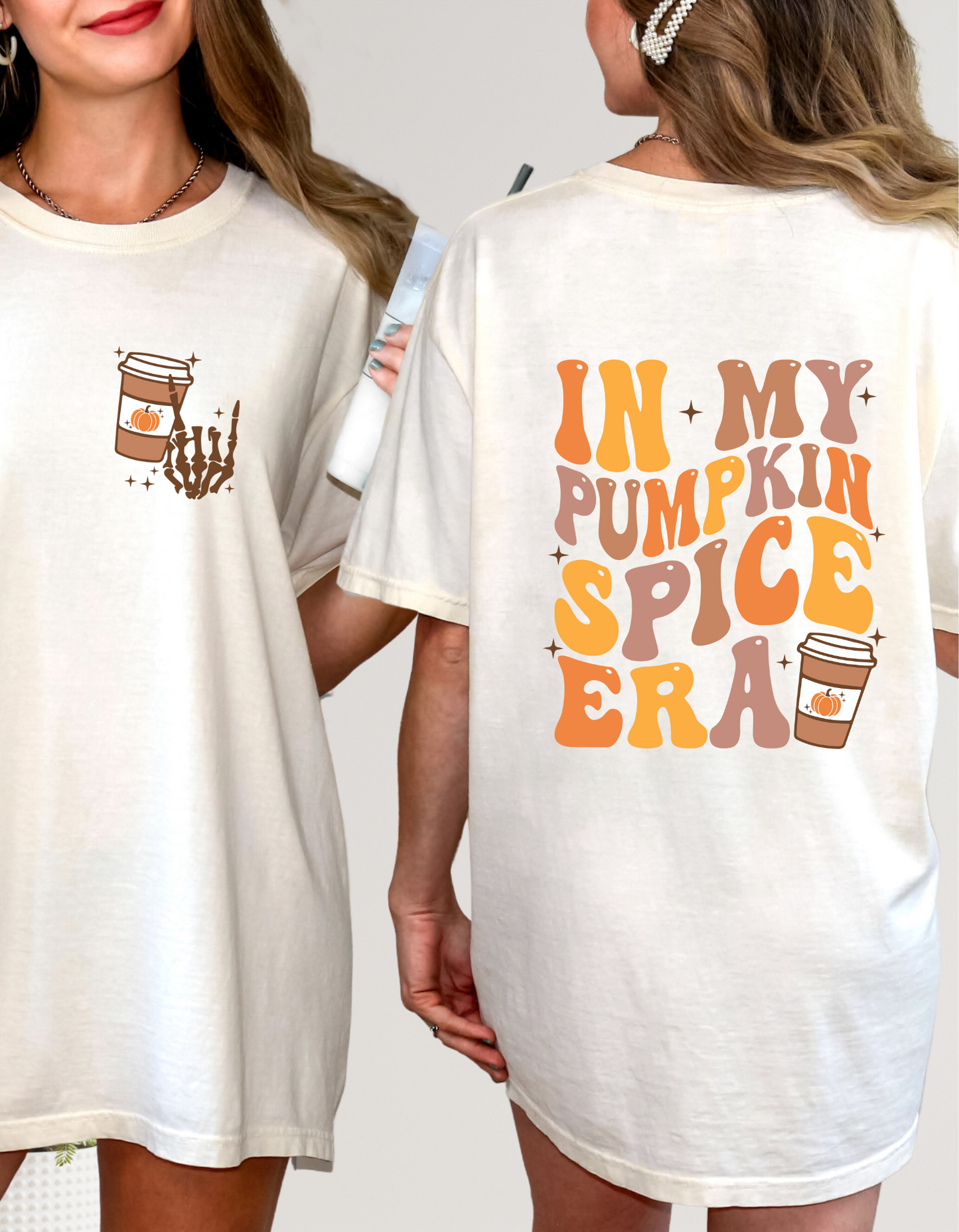 Comfort Colors® 'In My Pumpkin Spice Era' T-Shirt | Seasonal Coffee Lover Shirt | Women's Trendy Fall Graphic Tee