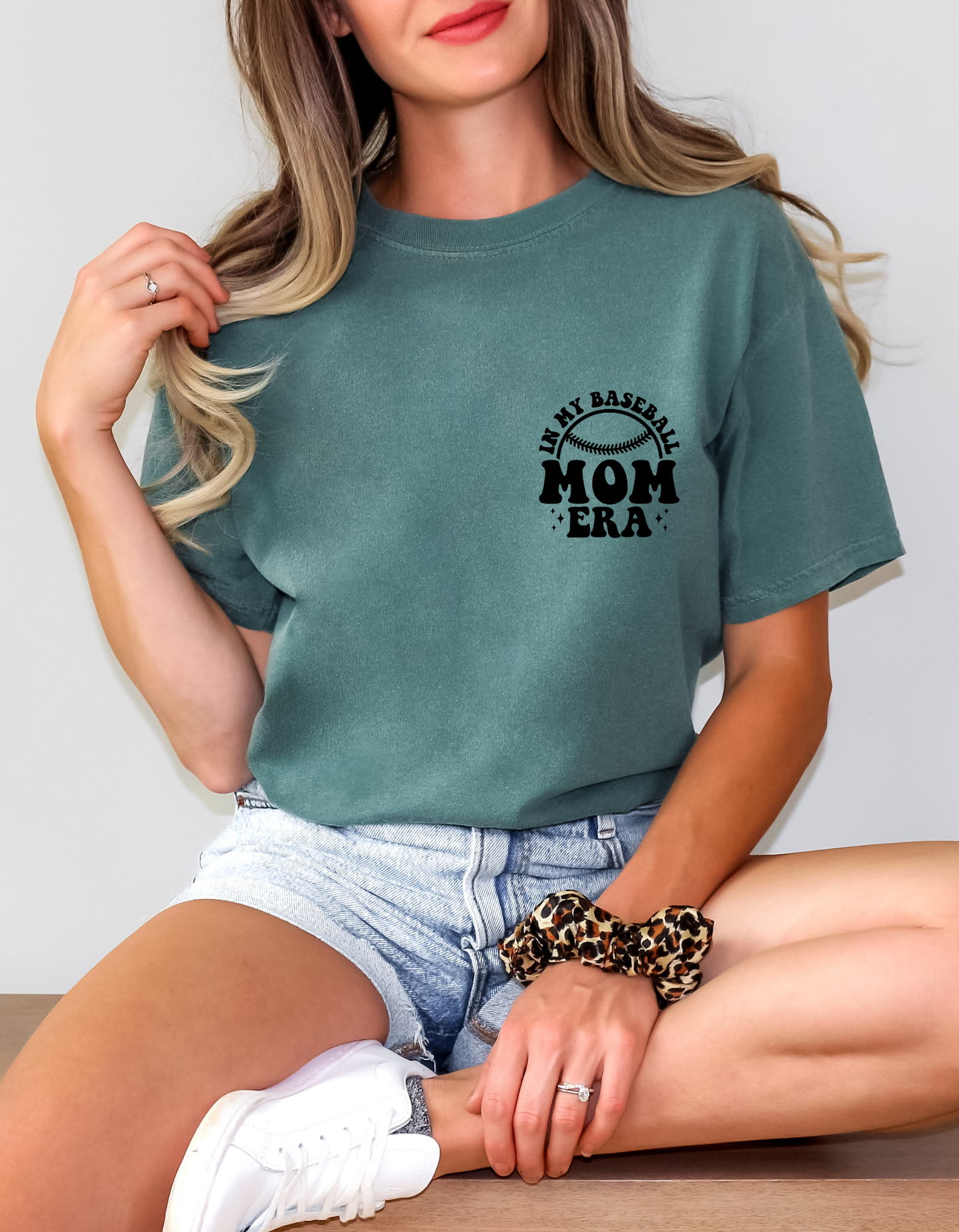 Comfort Colors® 'In My Baseball Mom Era' T-Shirt | Mom Life Baseball Shirt | Game Day Mom Shirt | Sports Mom Graphic Tee