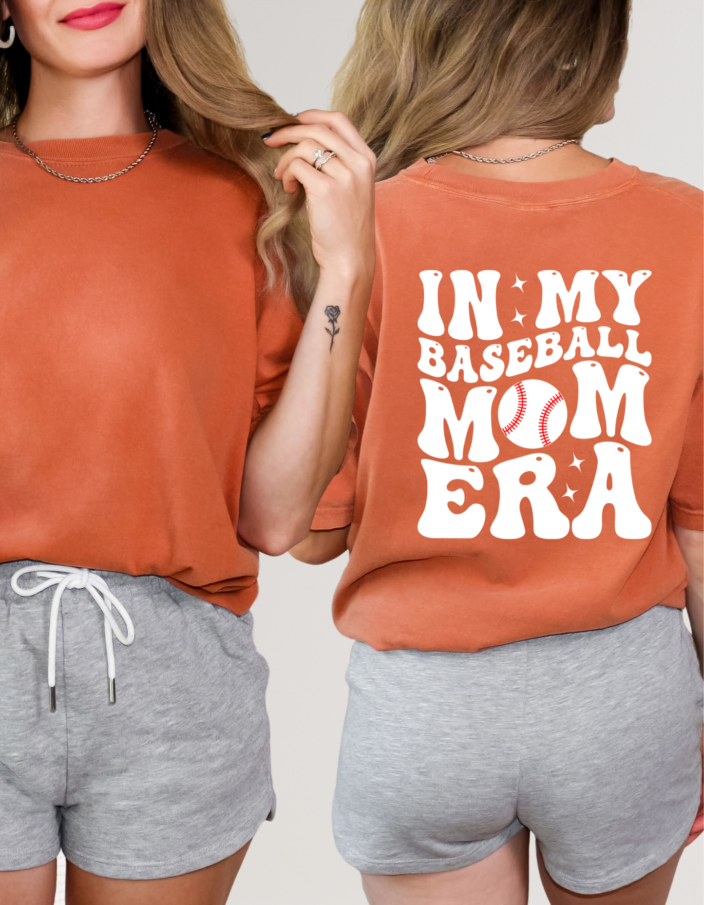 Comfort Colors® 'In My Baseball Mom Era' T-Shirt | Mom Life Baseball Shirt | Game Day Mom Shirt | Sports Mom Graphic Tee