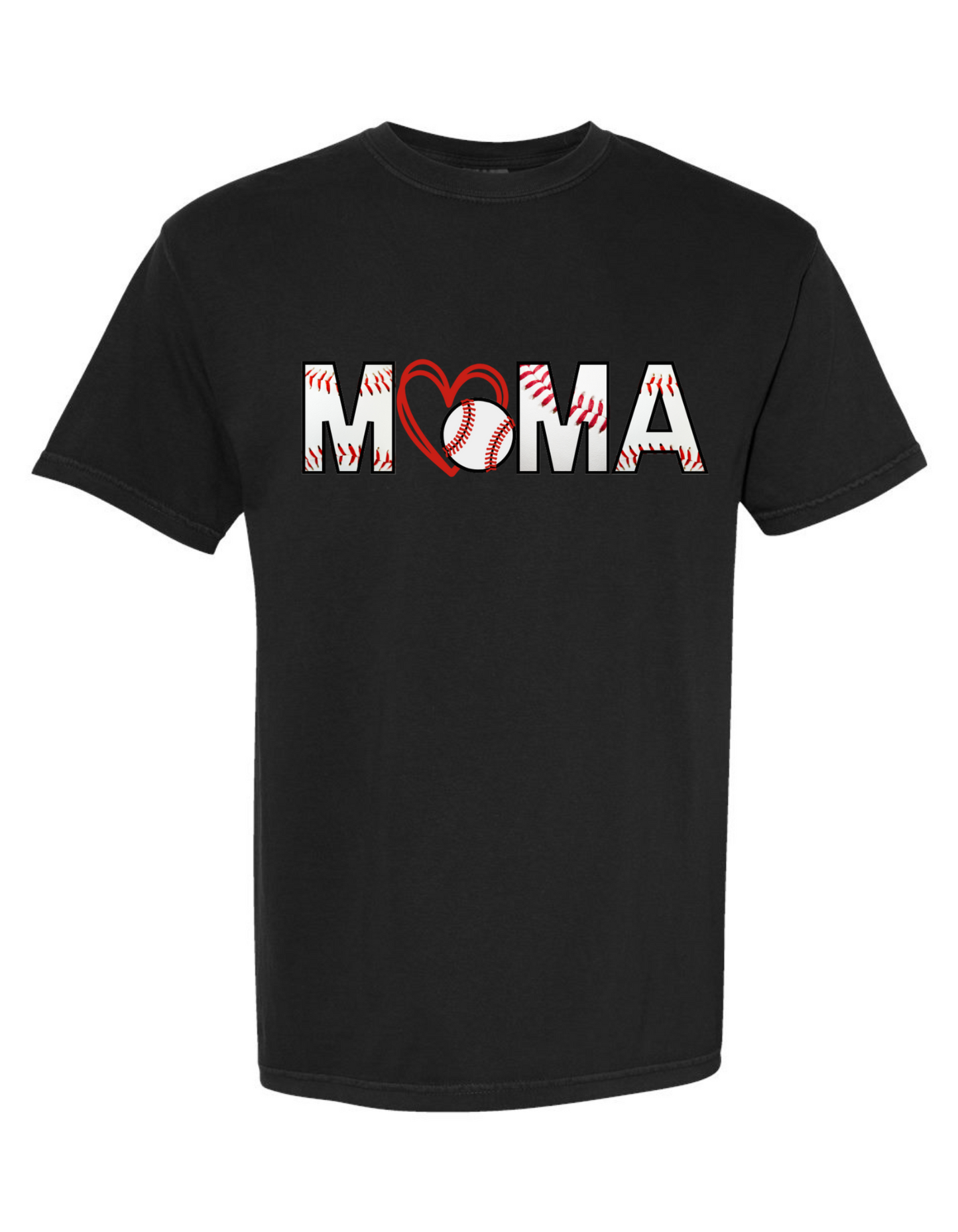 Comfort Colors® 'Mama' T-Shirt | Sports Mom Apparel | Everyday Baseball Tee | Mom Life Baseball T-Shirt| Gameday Baseball Tee