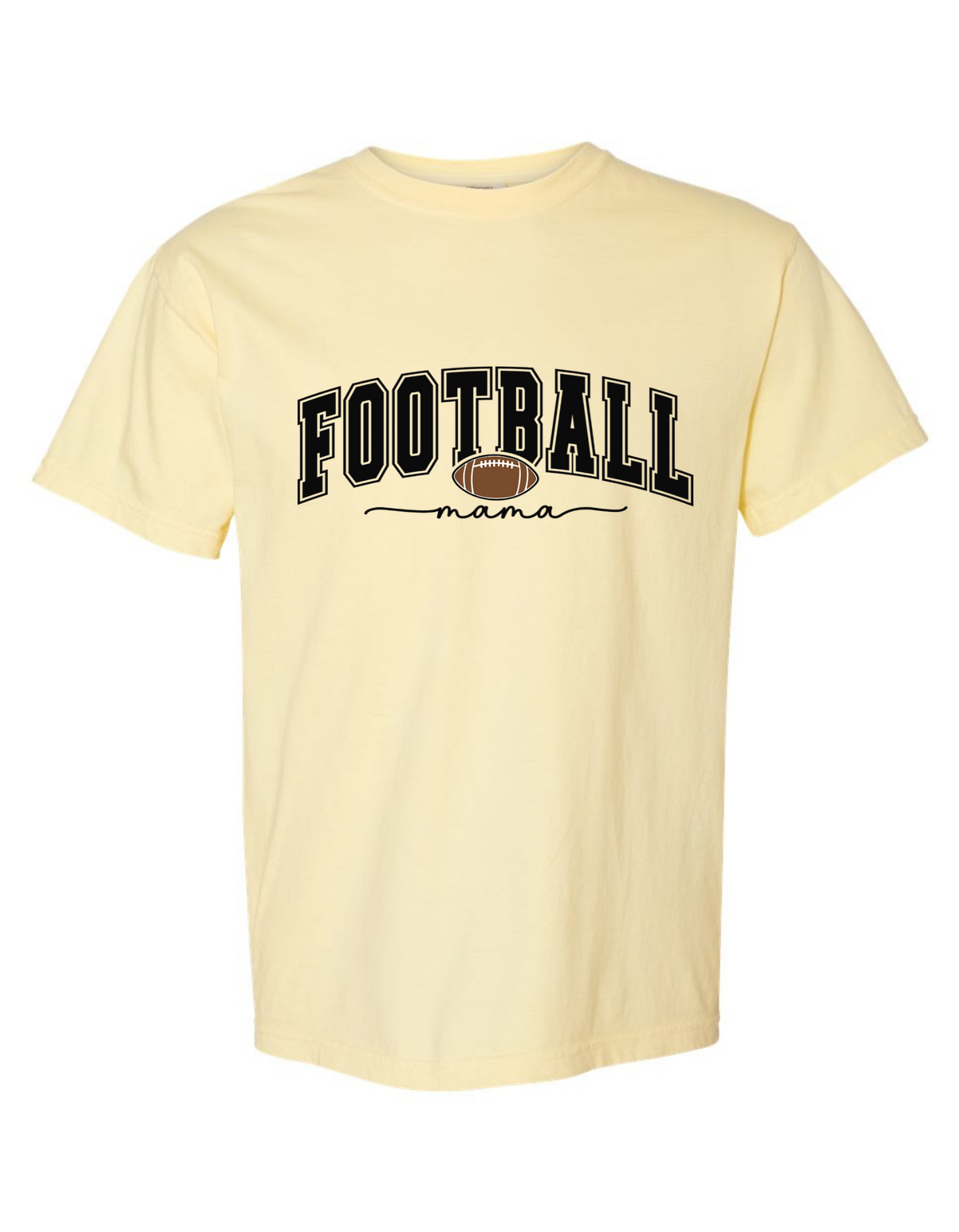 Comfort Colors® 'Football Mama' T-Shirt | Stylish Mom Sports Tee | Football Fan Apparel | Football Season Tee