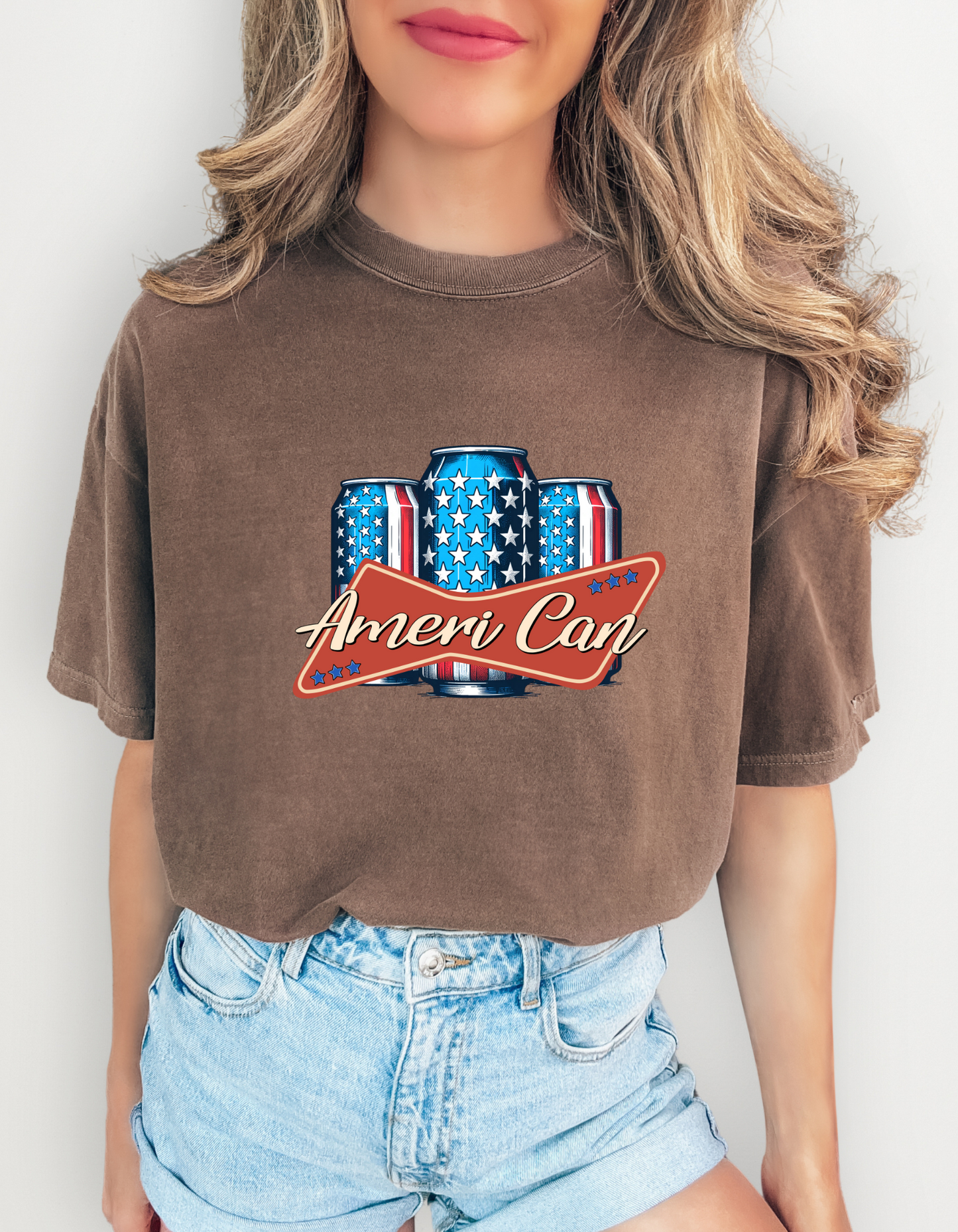 American - Fourth of July Comfort Color Tee – Soft & Stylish T-Shirt
