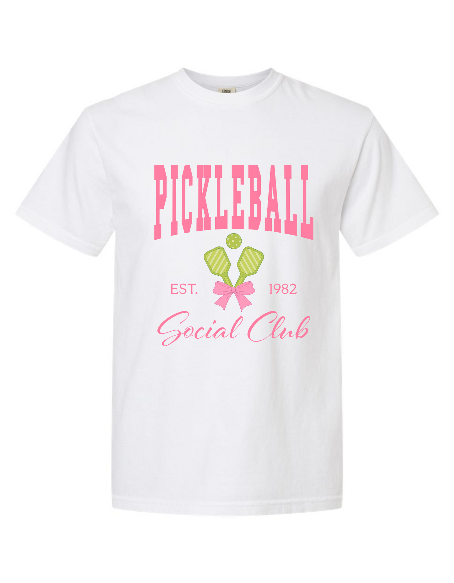 Comfort Colors® 'Pickleball Social Club' T-Shirt | Pickleball Game Day Outfit | Pickleball Players Apparel | Pickleball Lover Gift