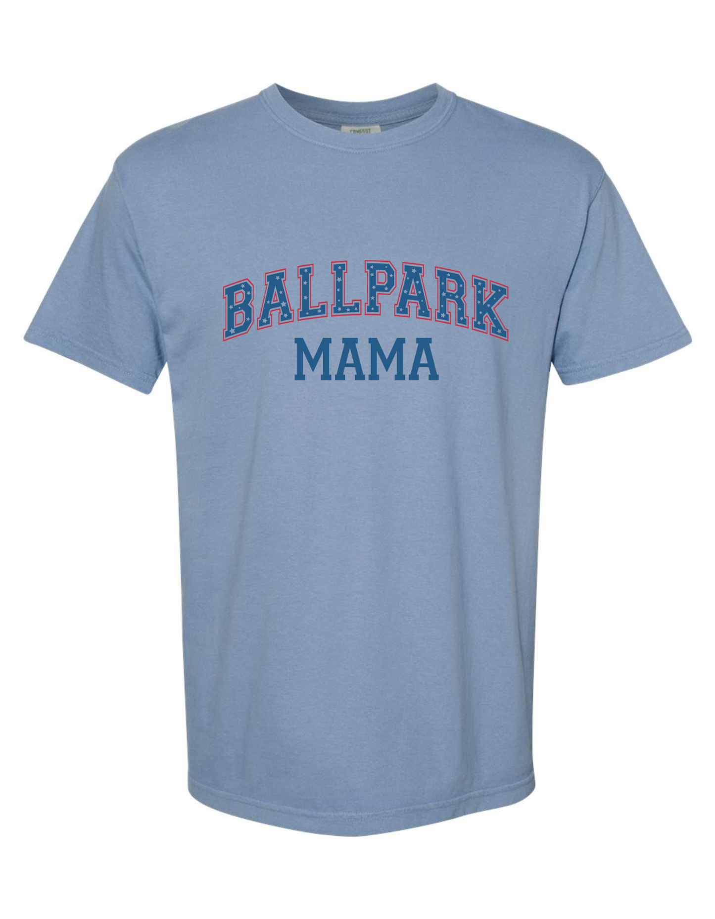 Comfort Colors® 'BallPark Mama' T-Shirt | Mom Life Baseball Shirt | Baseball Season Apparel | Game Day Tee