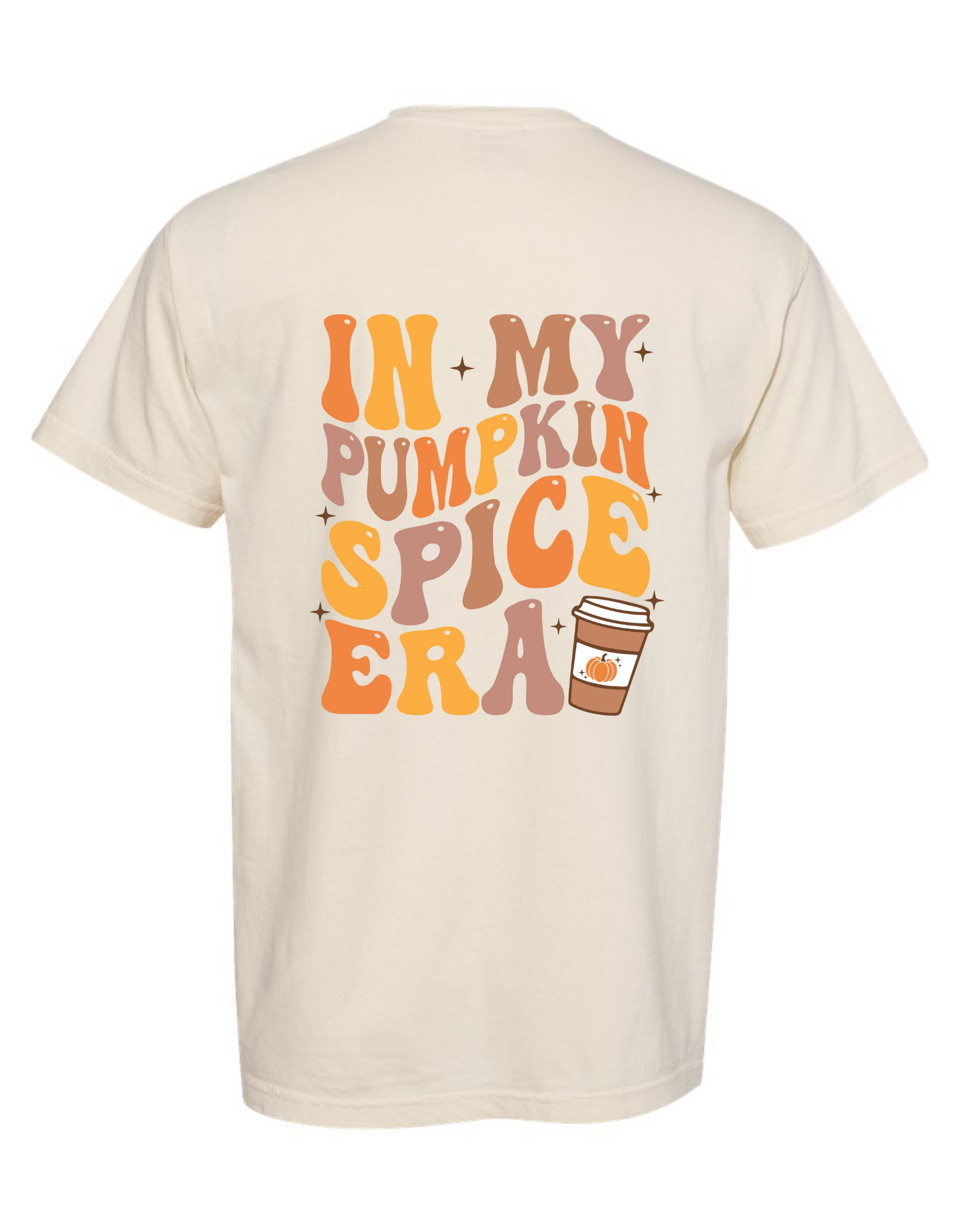 Comfort Colors® 'In My Pumpkin Spice Era' T-Shirt | Seasonal Coffee Lover Shirt | Women's Trendy Fall Graphic Tee