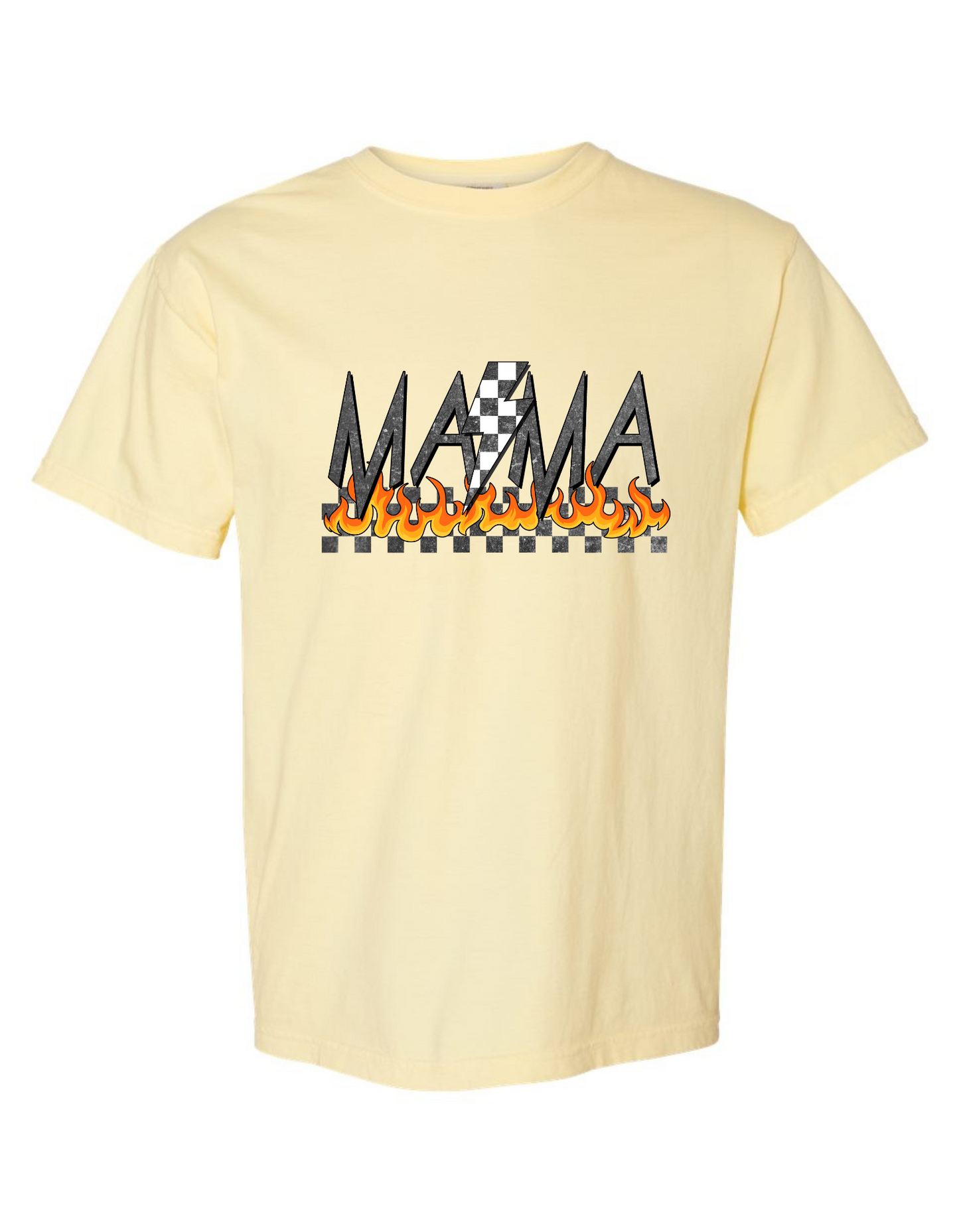 Comfort Colors® 'Motorsport Mama' T-Shirt | Trackside Mama Shirt | Motorsport Mom Squad Shirt | Racing Fan Mama Apparel