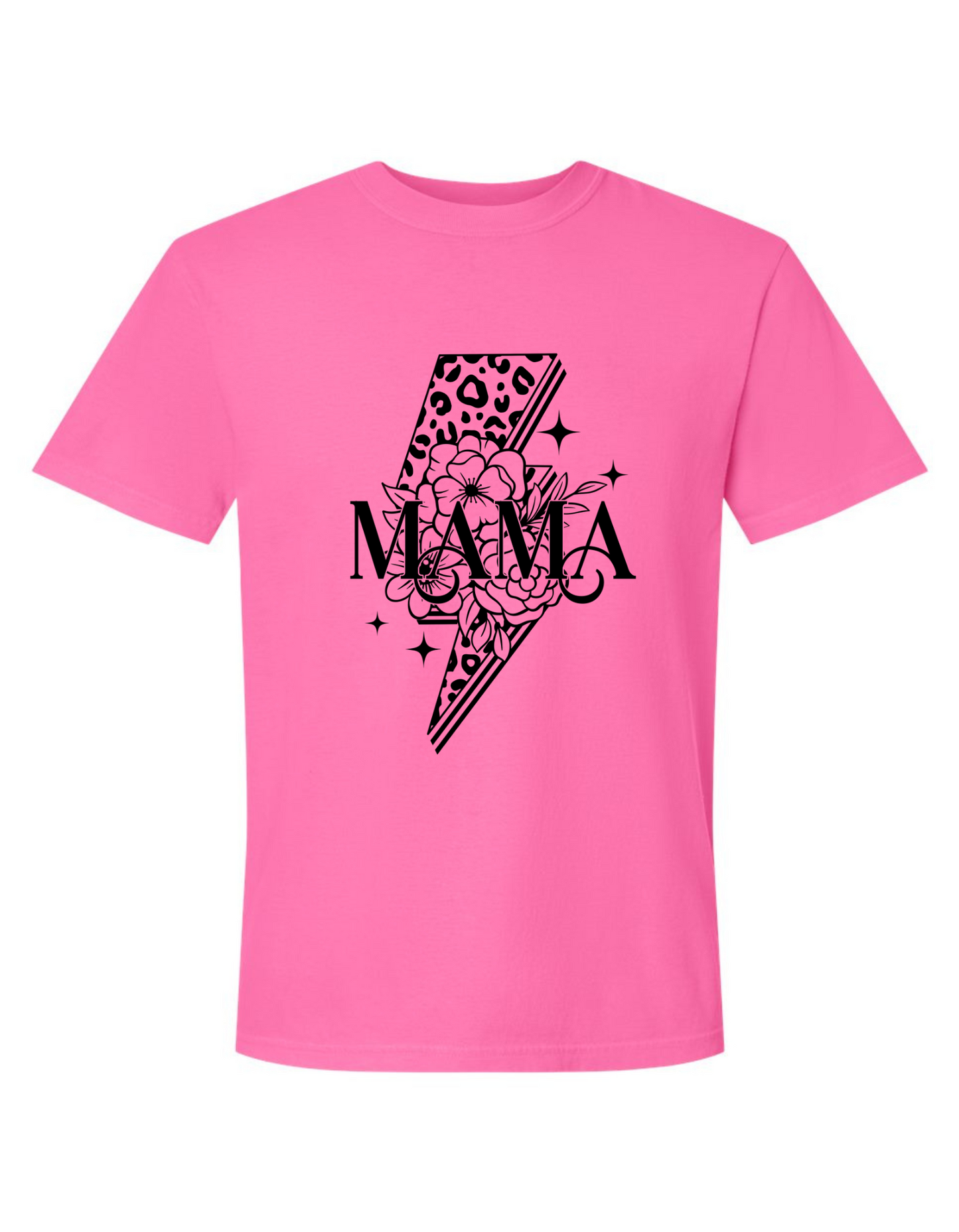 Comfort Colors® 'Mama Lightning Bolt' T-Shirt | Everyday Mom Tee | Empowering Mama Shirt | Mama Graphic Tee