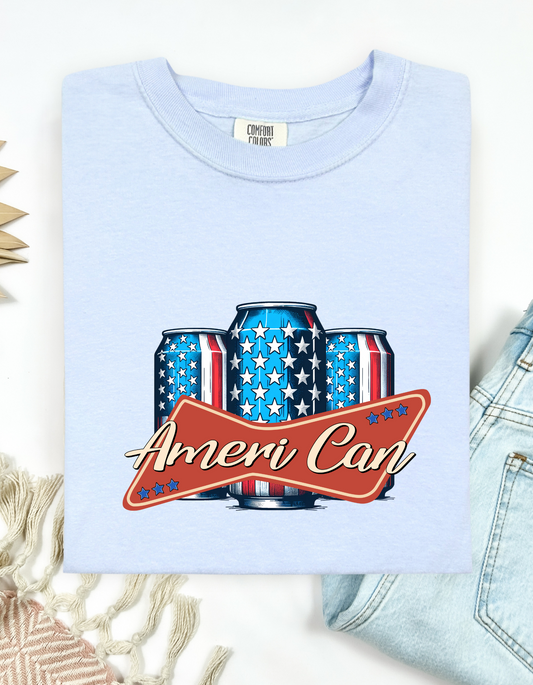 American - Fourth of July Comfort Color Tee – Soft & Stylish T-Shirt