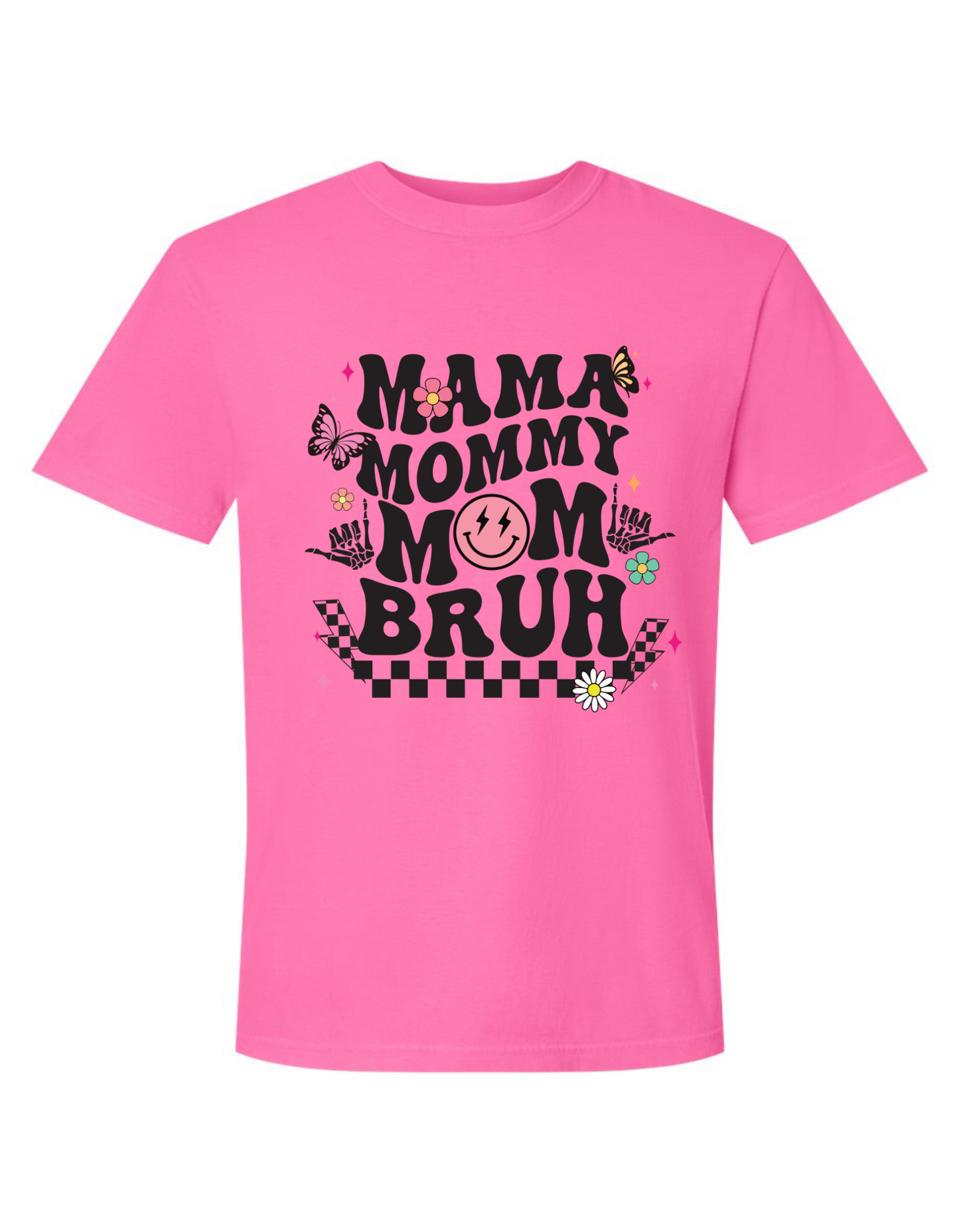 Comfort Colors® 'Mama Mommy Mom Bruh' T-Shirt | Mom Life Apparel | Mama Bruh Tee | Everyday Mom Fashion