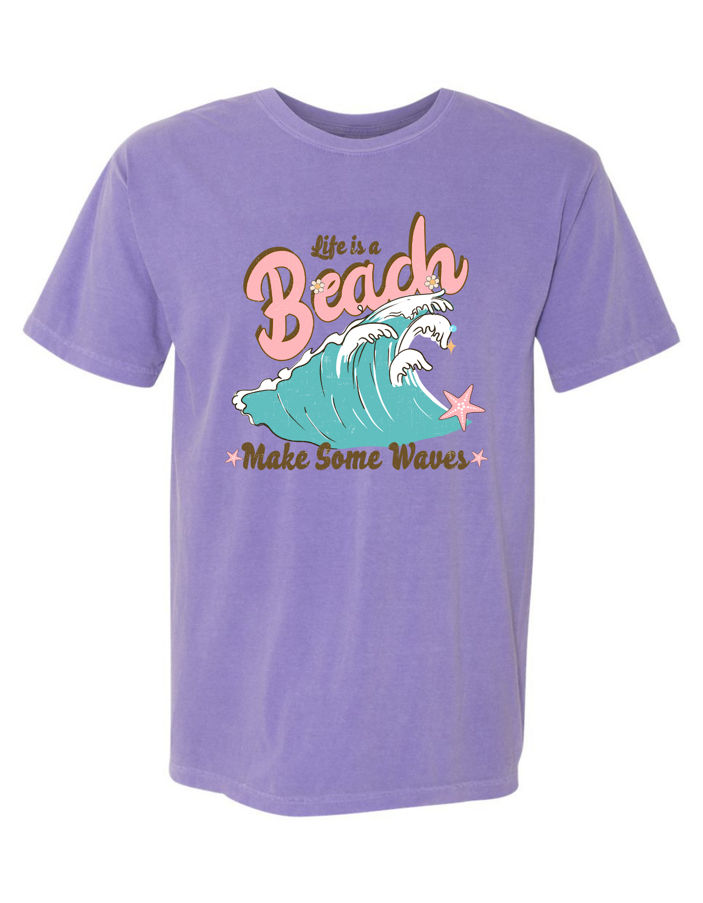 Comfort Colors® 'Life is a Beach' T-Shirt | Summer Vibes Tee | Beach Life Clothing | Comfort Colors Beach Shirt