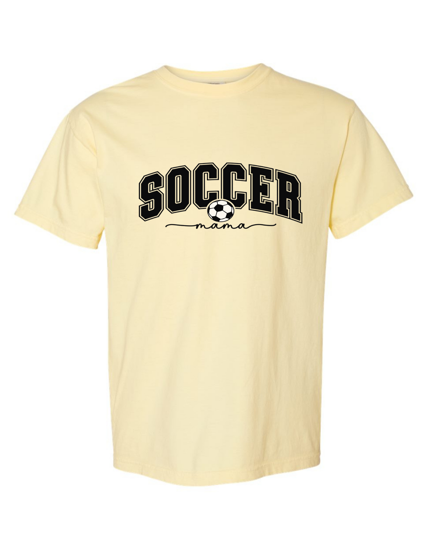 Comfort Colors® 'Soccer Mama' T-Shirt | Soccer Mom Life T-Shirt | Sports Mom Apparel | Game Day Mom Shirt