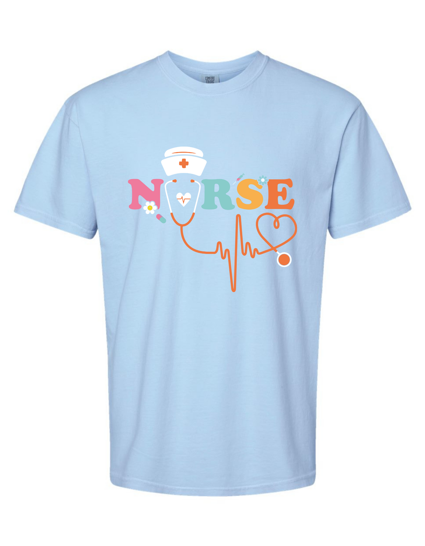 Comfort Colors® 'Nurse' T-Shirt | Nurse Life Comfort Colors Tee | Nurse Appreciation Gift