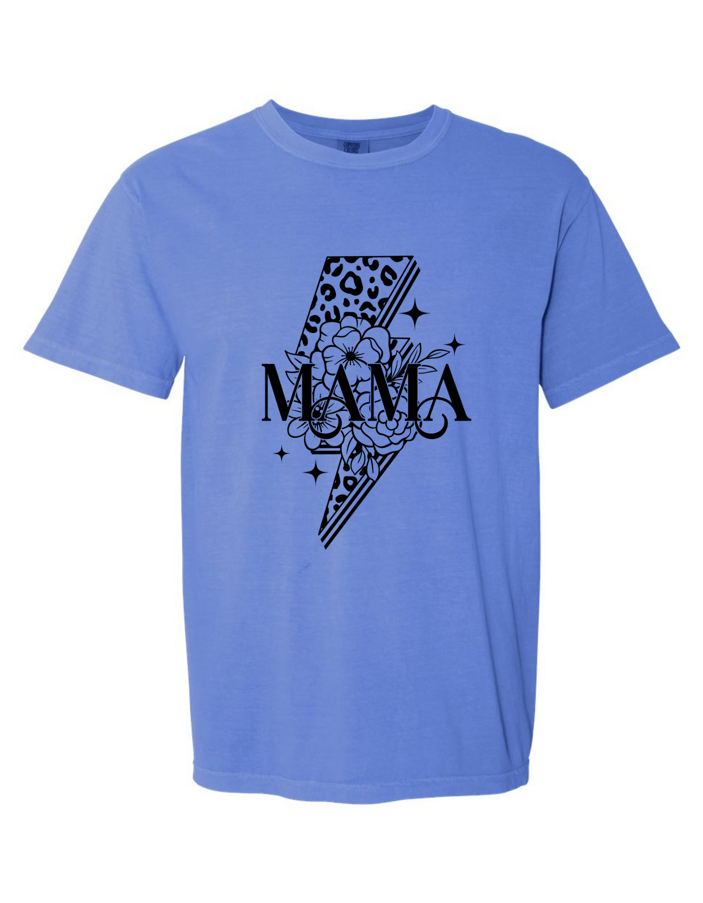 Comfort Colors® 'Mama Lightning Bolt' T-Shirt | Everyday Mom Tee | Empowering Mama Shirt | Mama Graphic Tee