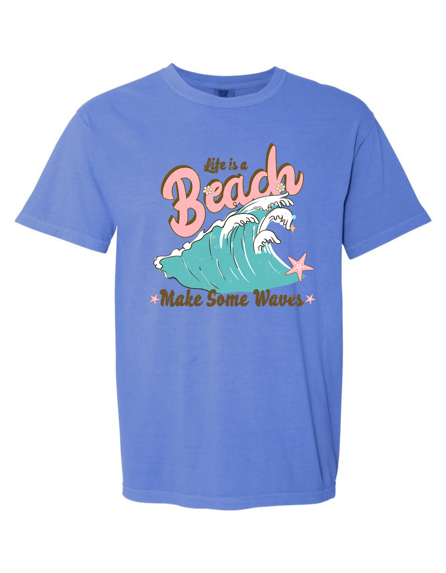 Comfort Colors® 'Life is a Beach' T-Shirt | Summer Vibes Tee | Beach Life Clothing | Comfort Colors Beach Shirt