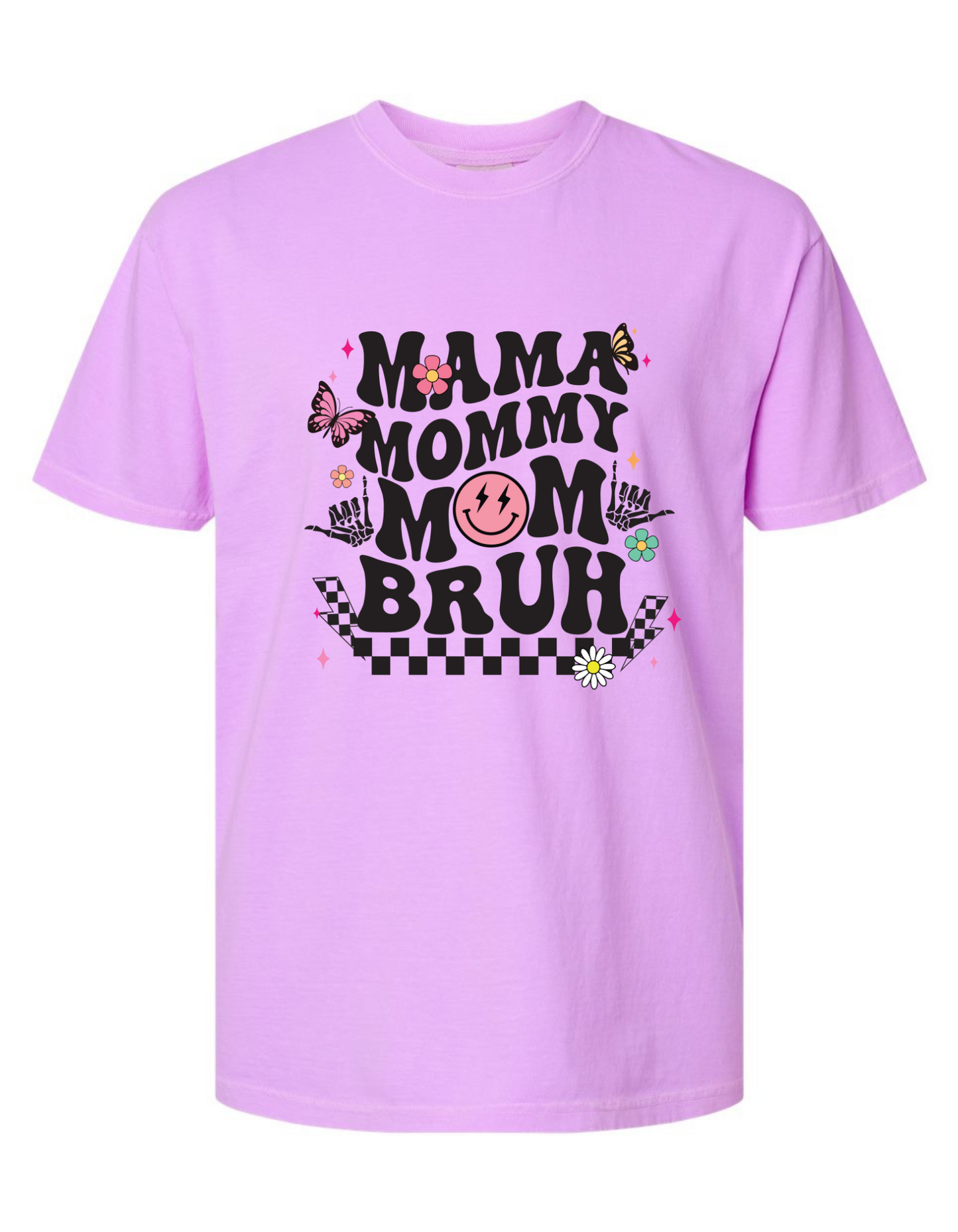 Comfort Colors® 'Mama Mommy Mom Bruh' T-Shirt | Mom Life Apparel | Mama Bruh Tee | Everyday Mom Fashion