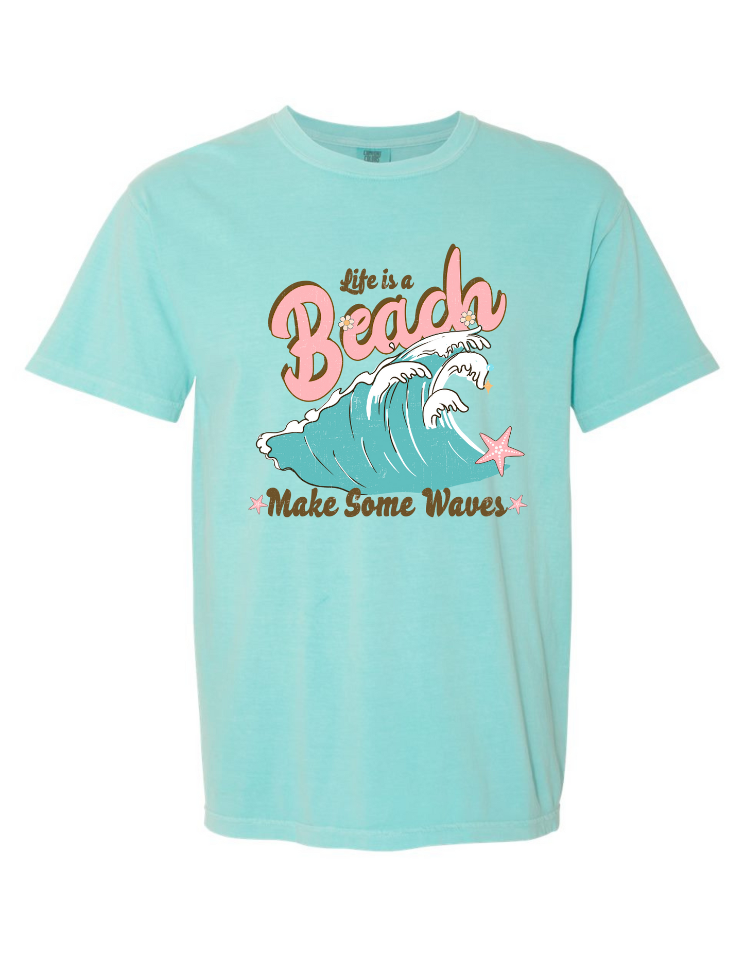 Comfort Colors® 'Life is a Beach' T-Shirt | Summer Vibes Tee | Beach Life Clothing | Comfort Colors Beach Shirt