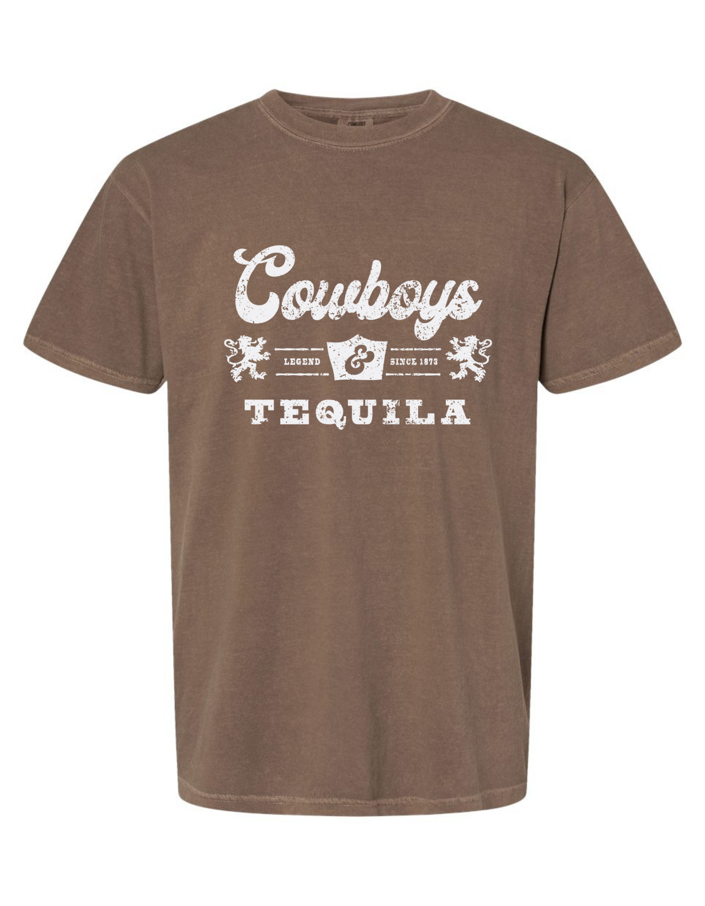 Comfort Colors® 'Cowboys & Tequila' T-Shirt | Country Concert T-Shirt | Vintage Western Graphic Shirt | Rodeo Night Outfit Tee