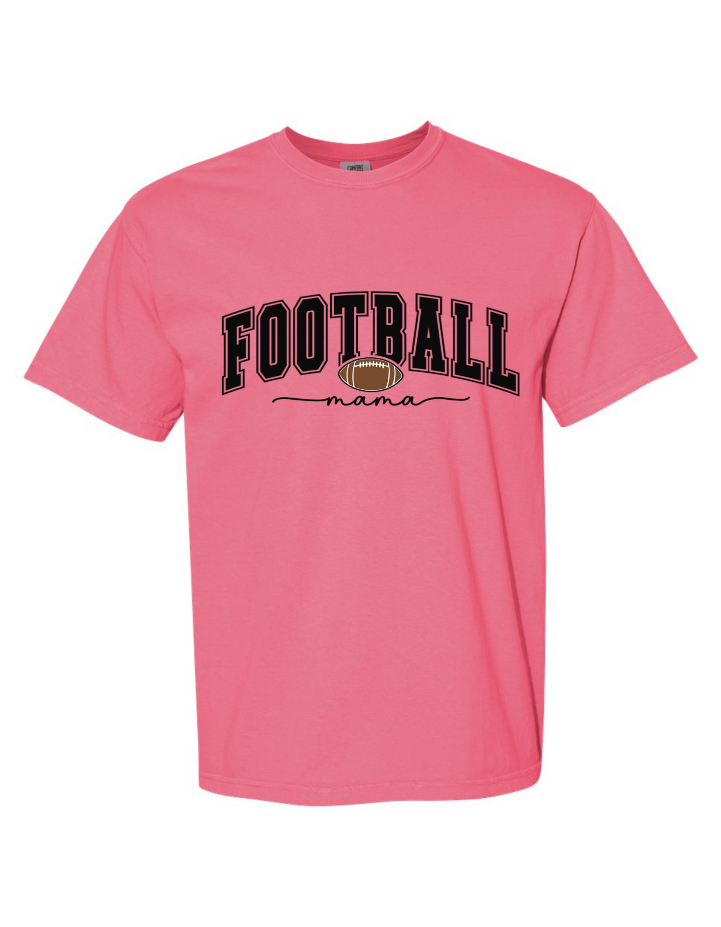 Comfort Colors® 'Football Mama' T-Shirt | Stylish Mom Sports Tee | Football Fan Apparel | Football Season Tee