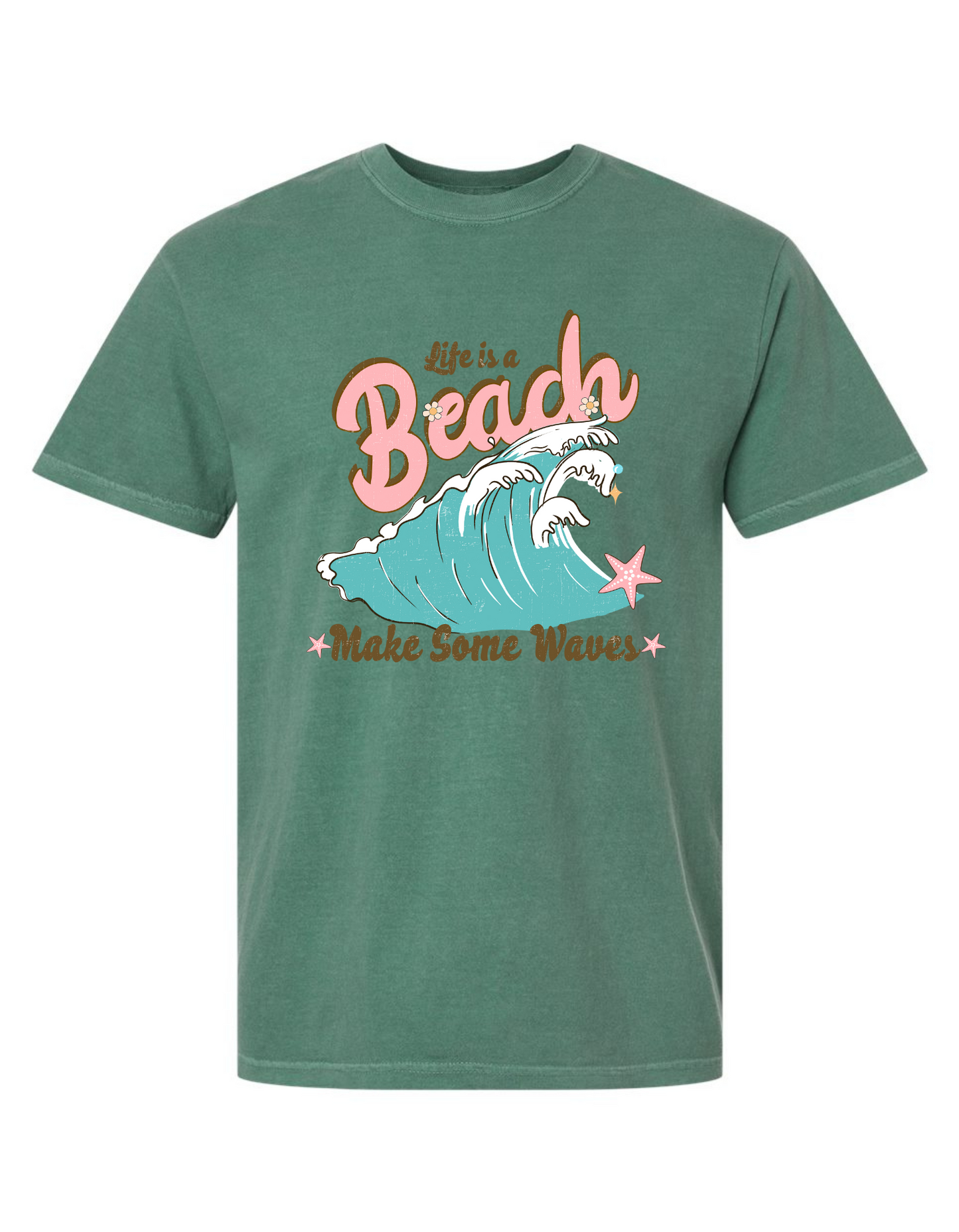 Comfort Colors® 'Life is a Beach' T-Shirt | Summer Vibes Tee | Beach Life Clothing | Comfort Colors Beach Shirt