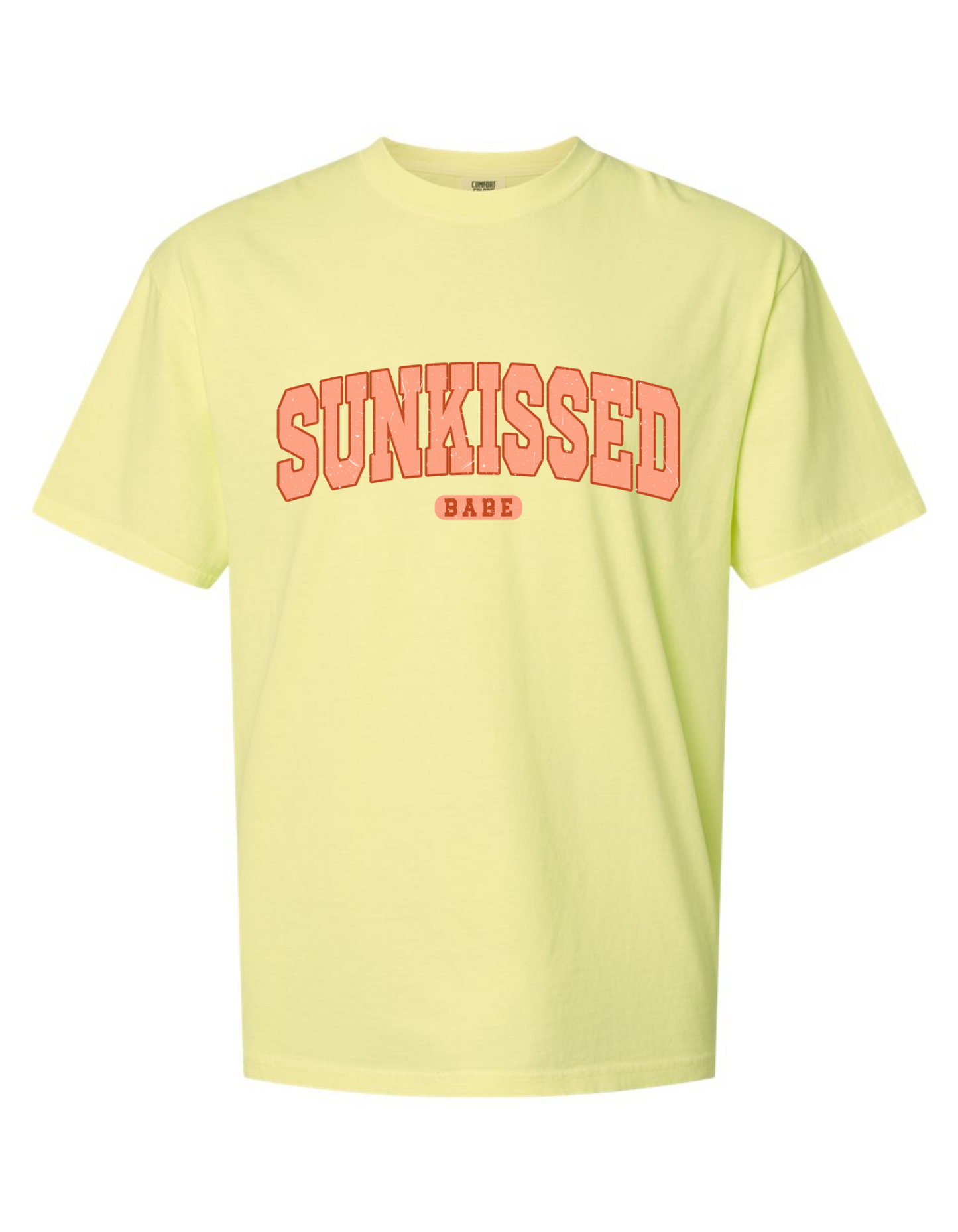 Comfort Colors® 'Sunkissed Babe' T-Shirt | Beachy Babe T-Shirt | Boho Sun Shirt | Summer Beachwear