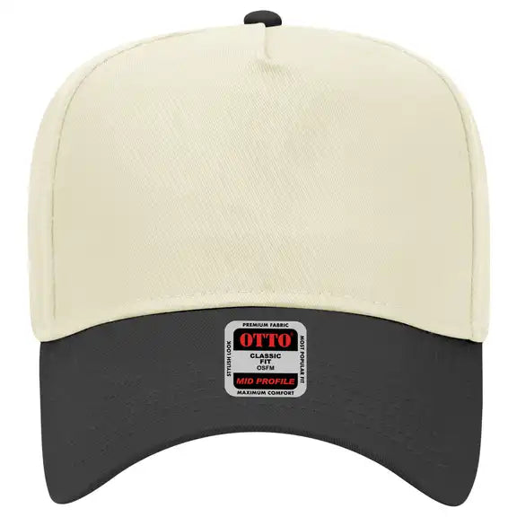 Living on That Blue Collar Dollar Hat – 3D Puff Embroidered Otto Snapback Trucker Cap, Workwear Style Statement Hat