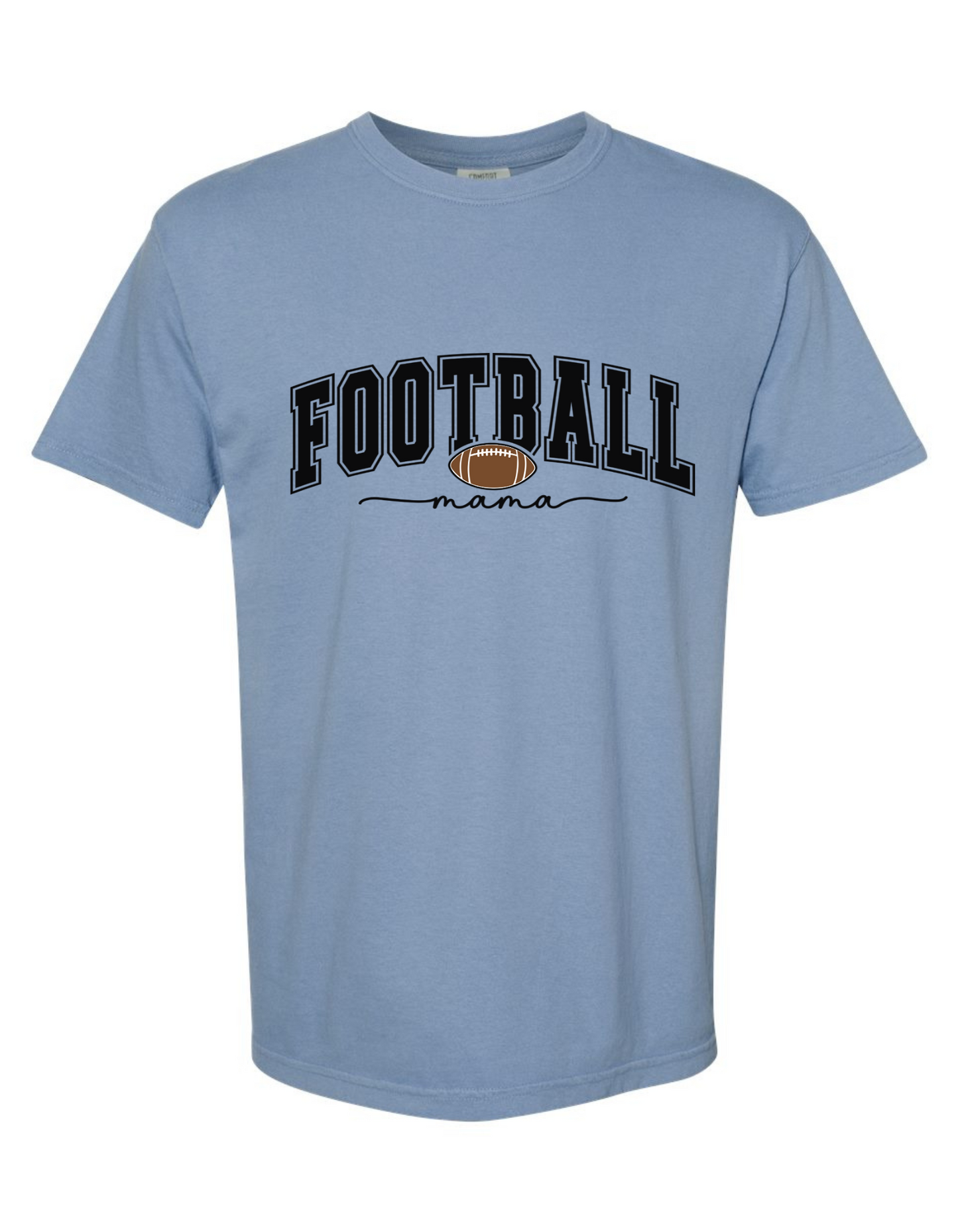 Comfort Colors® 'Football Mama' T-Shirt | Stylish Mom Sports Tee | Football Fan Apparel | Football Season Tee