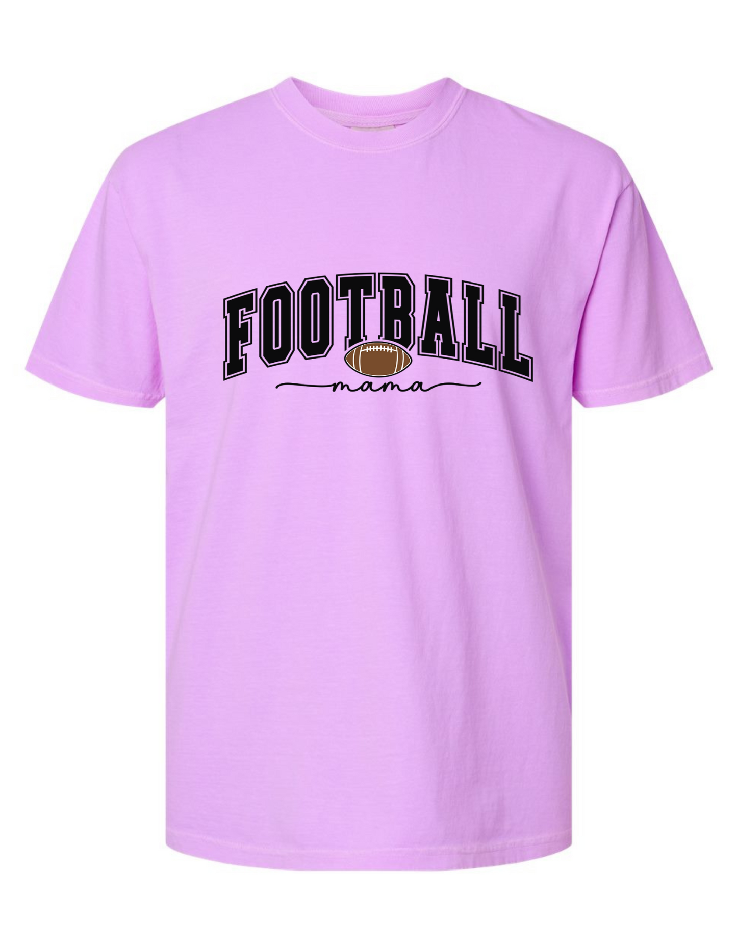 Comfort Colors® 'Football Mama' T-Shirt | Stylish Mom Sports Tee | Football Fan Apparel | Football Season Tee