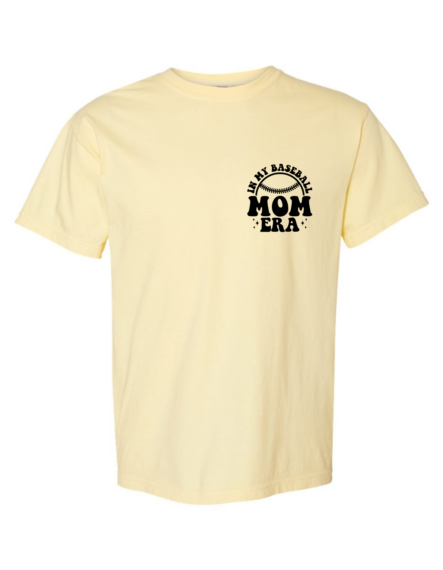 Comfort Colors® 'In My Baseball Mom Era' T-Shirt | Mom Life Baseball Shirt | Game Day Mom Shirt | Sports Mom Graphic Tee