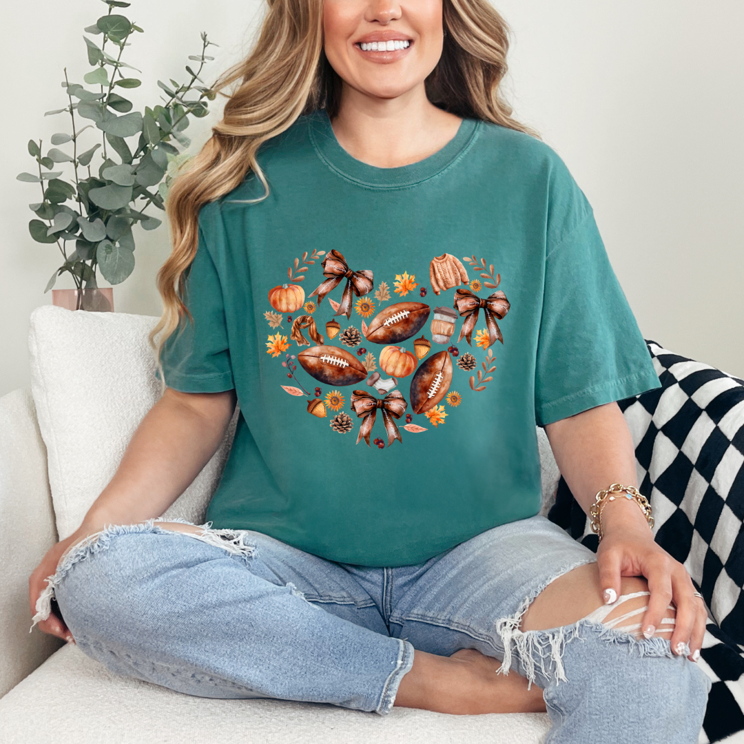 Comfort Colors® 'Fall Football' T-Shirt