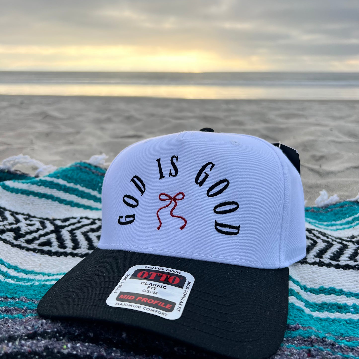 God is Good Embroidered Snapback Hat