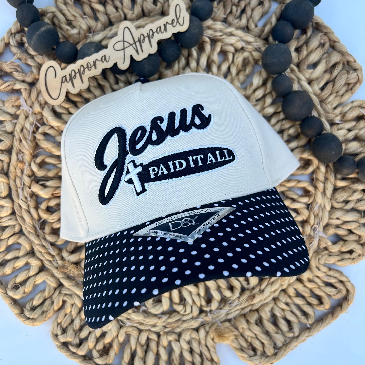Jesus Paid It All Embroidered Snapback Hat
