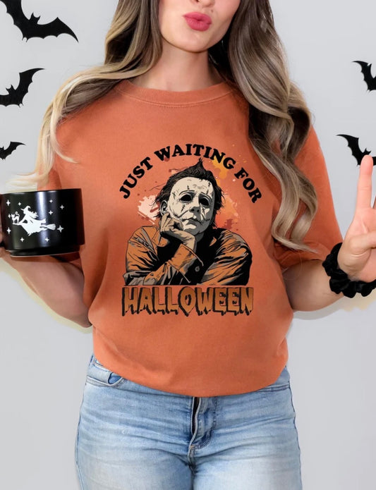 Comfort Colors® 'Waiting for Halloween' T-Shirt