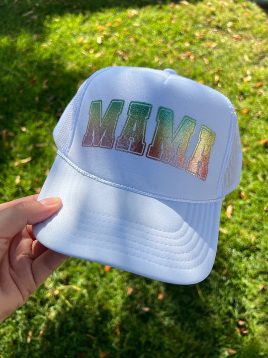 Otto® 'MAMA' Foam Snapback Cap | Mom Life Snapback | Retro Trucker Cap | Everyday Mom Hat | Otto 32-467