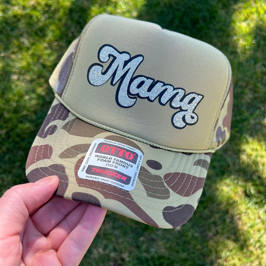 Otto® 'Mama' Foam Snapback Cap | Retro Trucker Cap | Stylish Mom Hat | Mom Life Snapback | Otto 39-165