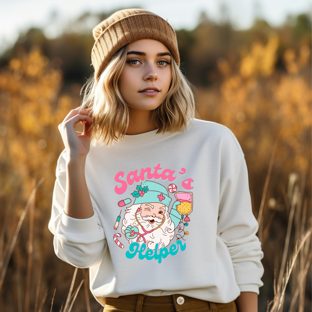 Santa's Helper Crewneck Sweatshirt