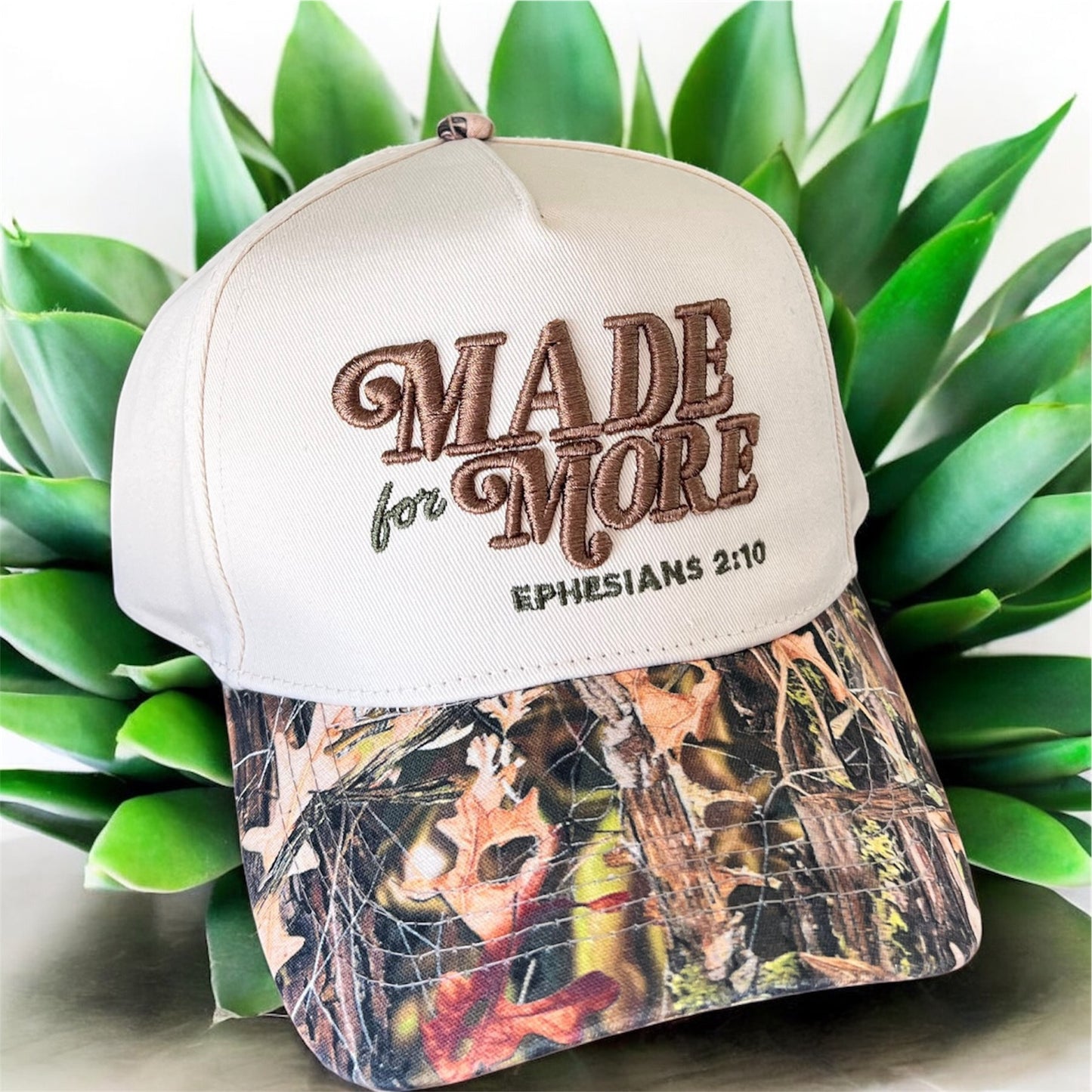 Made for More 3D Puff Embroidered Snapback Hat