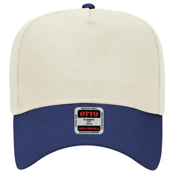 Otto® 'Titties' Embroidered 5 Panel Mid Profile Baseball Snapback Cap | Humor-Themed Baseball Cap | Casual Apparel